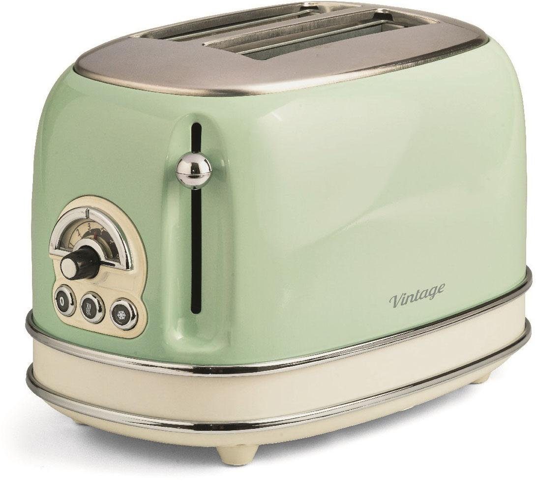 Ariete Toaster Vintage, 2 kurze Schlitze, für 2 Scheiben, 810 W