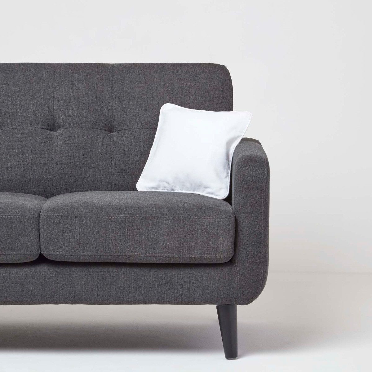 Homescapes Kissenhülle Weißer Kissenbezug aus Baumwolle, 30 x 30 cm günstig online kaufen