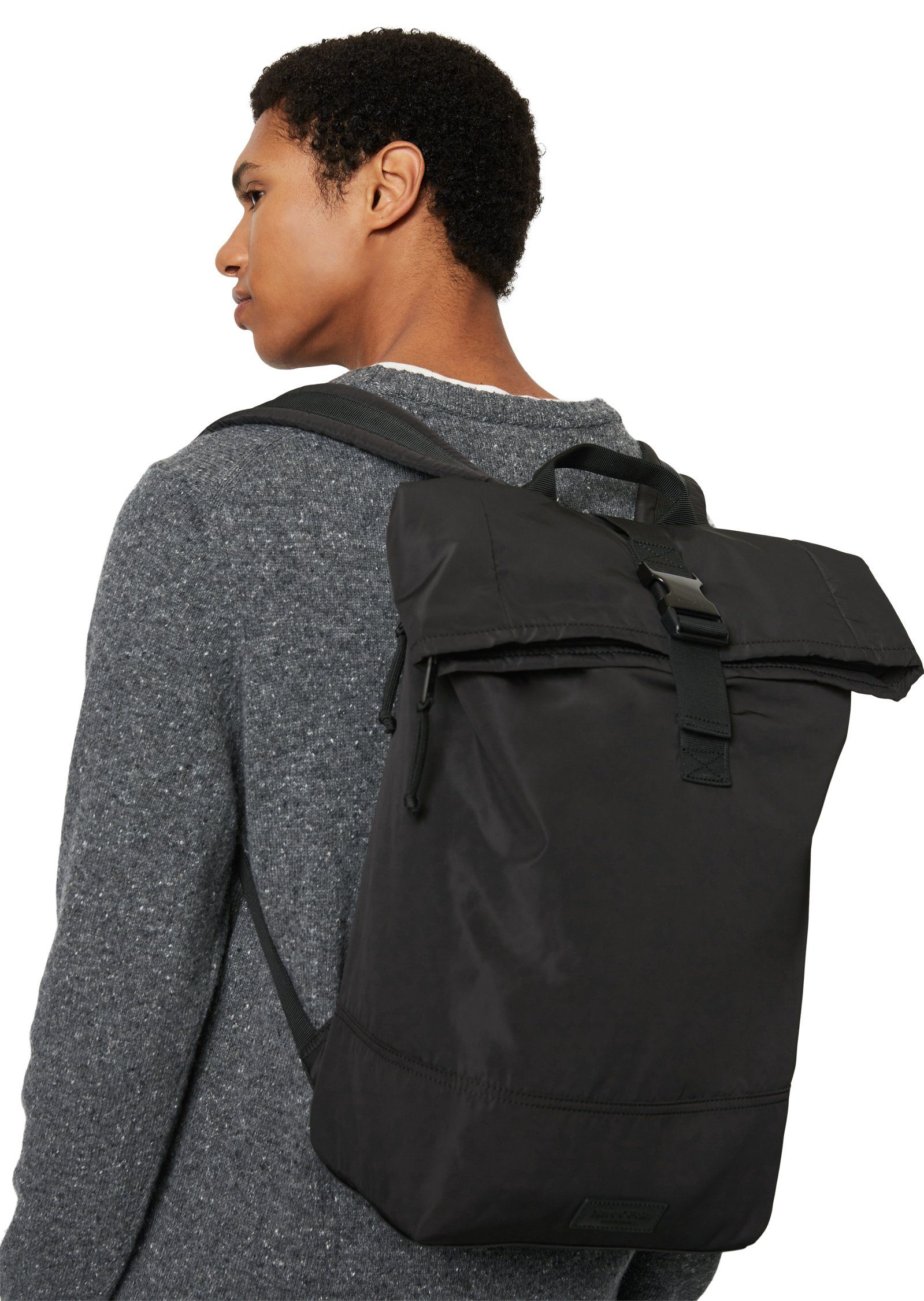 aus Rucksack schwarz O'Polo Polyester recyceltem Marc