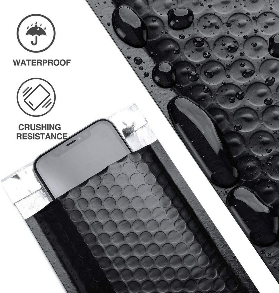 Thumbnail - Switory Versandtasche A6 Luftpolsterumschläge, Gepolsterte Umschläge für die Verpackung, 10.2x17.7cm, 50 Stücke