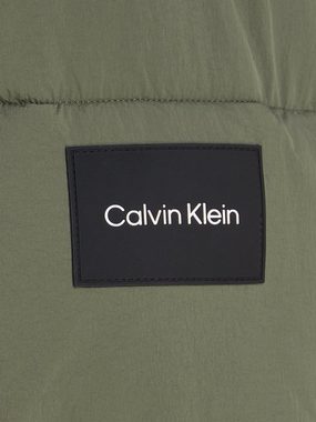 Calvin Klein Steppjacke CRINKLE NYLON LONGLENGTH PUFFER mit Markenlabel