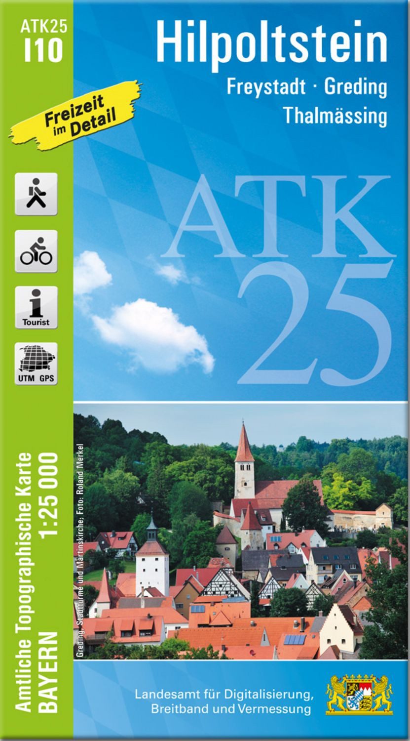 ATK25-I10 Hilpoltstein (Amtliche Topographische Karte 1:25000) / diverse