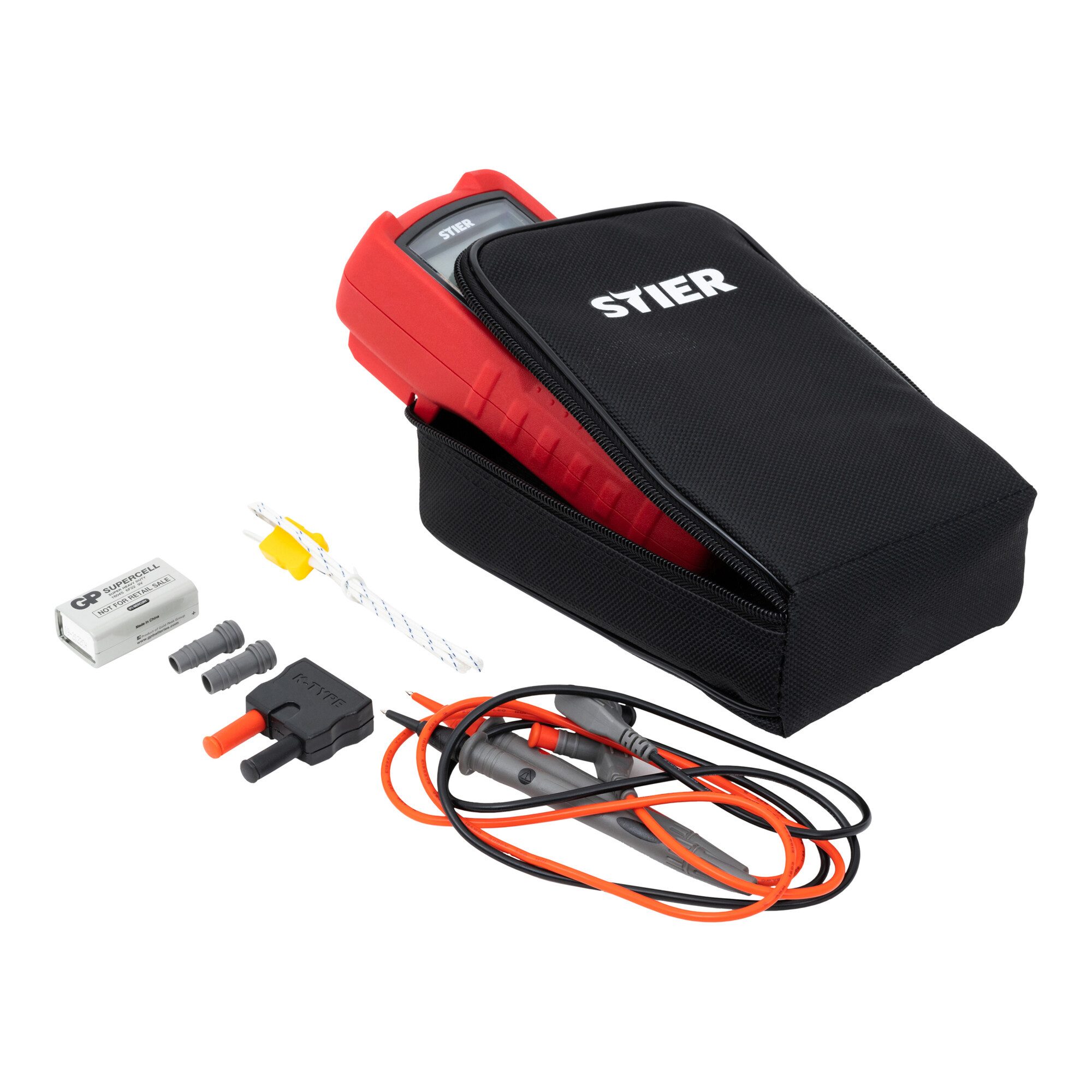 Stier Multimeter STIER Profi Digital Multimeter 0,01mV - 1000V AC/DC wasserdicht CAT II