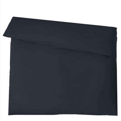Bettwäsche Luxury Deckenbezug Bettdecke Mako Satin 200x200cm dunkelblau, aqua-textil, Baumwolle, 0 teilig
