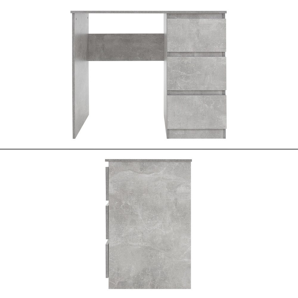 ML-DESIGN Schreibtisch Bürotisch mit 3 Schubladen Computertisch Arbeitstisc günstig online kaufen