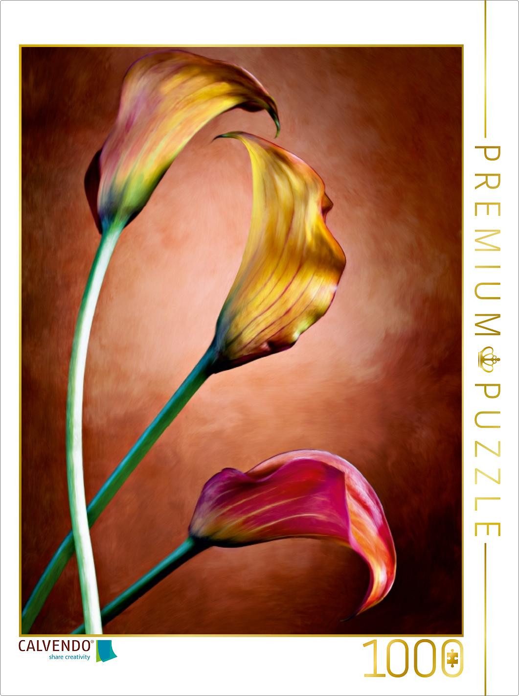 CALVENDO Puzzle CALVENDO Puzzle Zantedeschia Aethiopica, Calla Blumen, 1000 Teile Leg, 1000 Puzzleteile