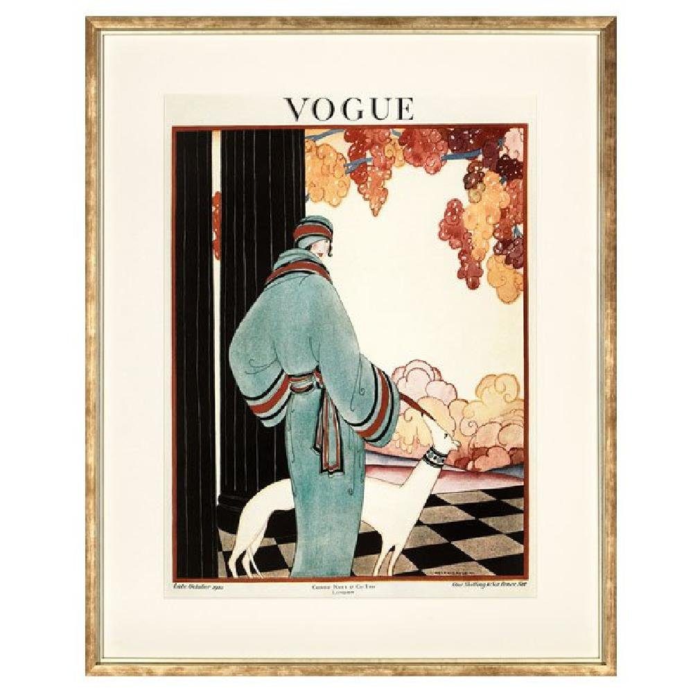 Ablo-Blommaert Wanddekoobjekt Vogue Cover Oktober 1922 (65x80cm) | Wandobjekte