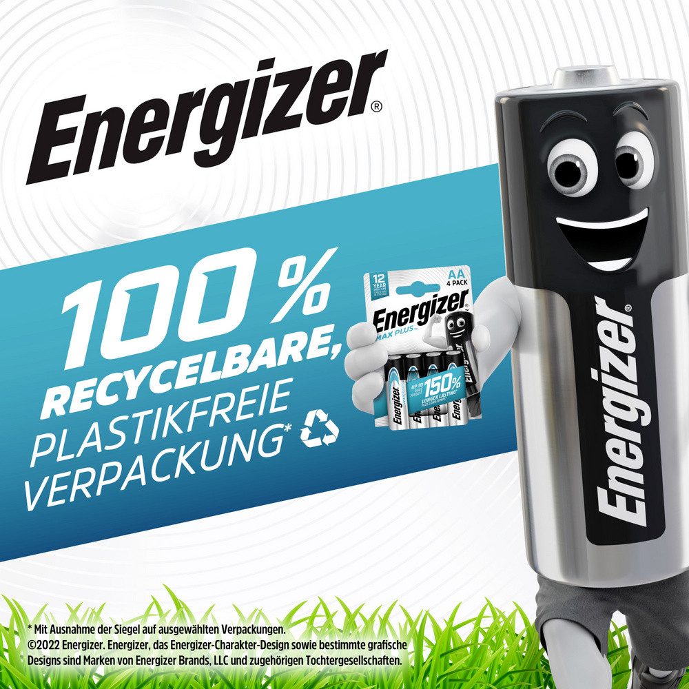 Energizer Energizer Max Plus Mignon (AA)-Batterie Alkali-Mangan 1.5 V 50 St. Batterie