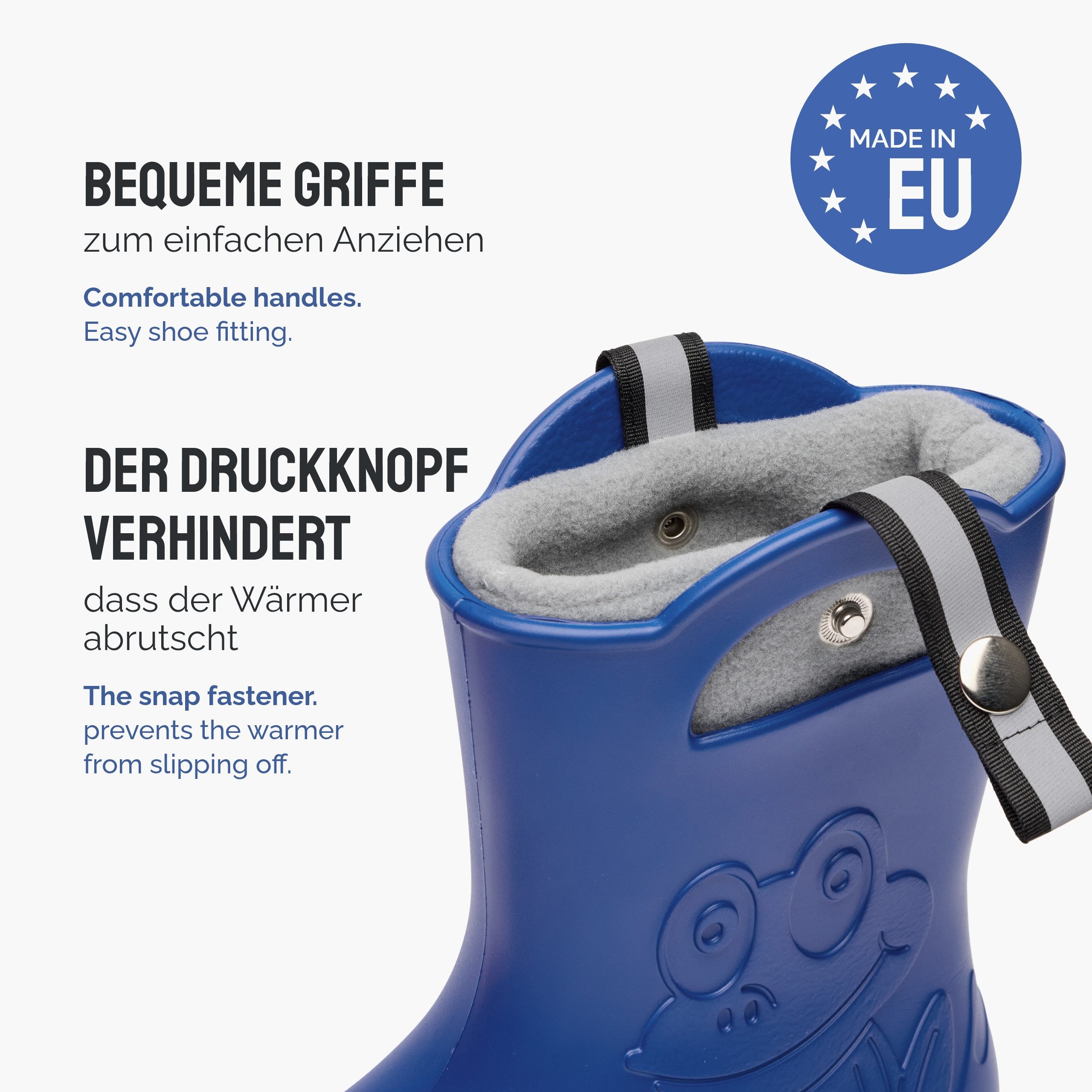 Ladeheid Kinder Federleichte Gummistiefel Thermo mit Fütterung LA-CA-Frog245 Gummistiefel – Bild 5 von 5