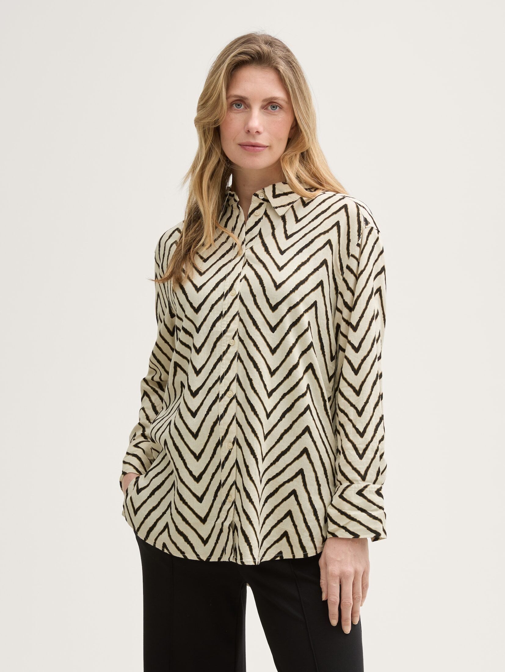 TOM TAILOR Langarmbluse Oversize Bluse mit günstig online kaufen