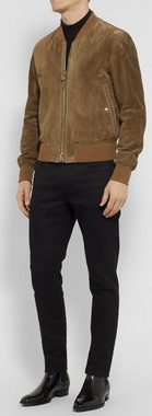 Tom Ford Winterjacke Tom Ford Iconic Perforated Suede Bomber Jacket Leather Jacke Pilot Blo