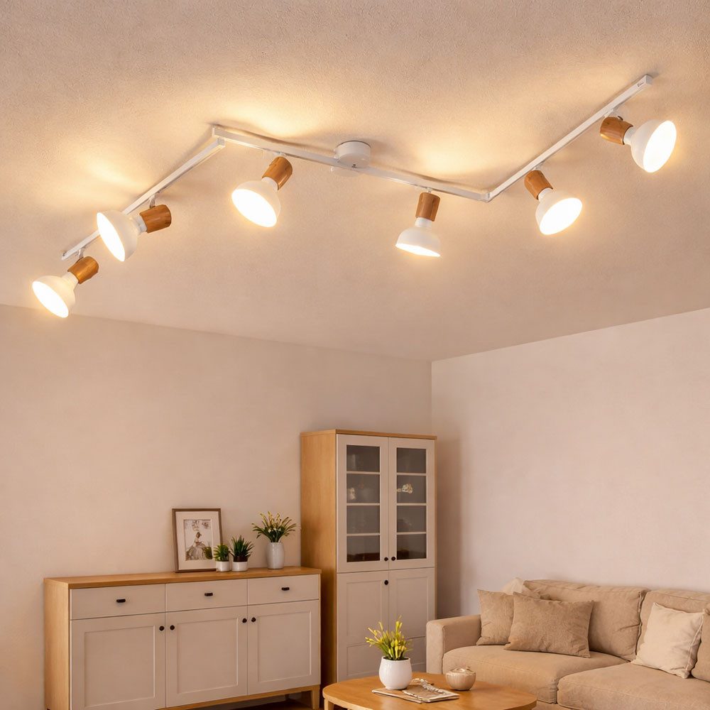 WOFI LED Deckenspot, Leuchtmittel nicht inklusive, Deckenleuchte Deckenstrahler Schlafzimmerlampe Spotleiste