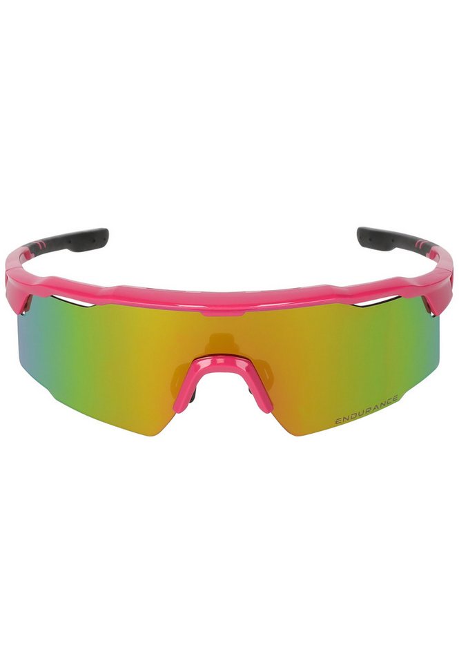 ENDURANCE Sportbrille Alberto, im verspiegelten Half-Frame-Design mit UV-Schutz