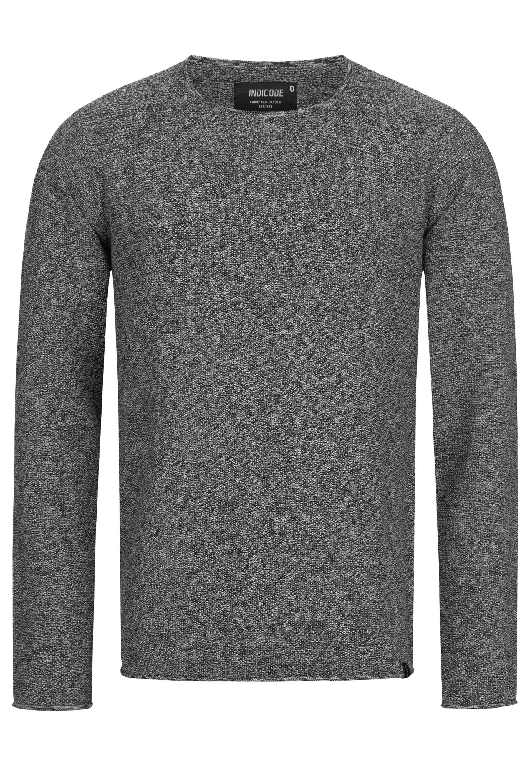 Indicode Charcoal Mix Strickpullover Loakim