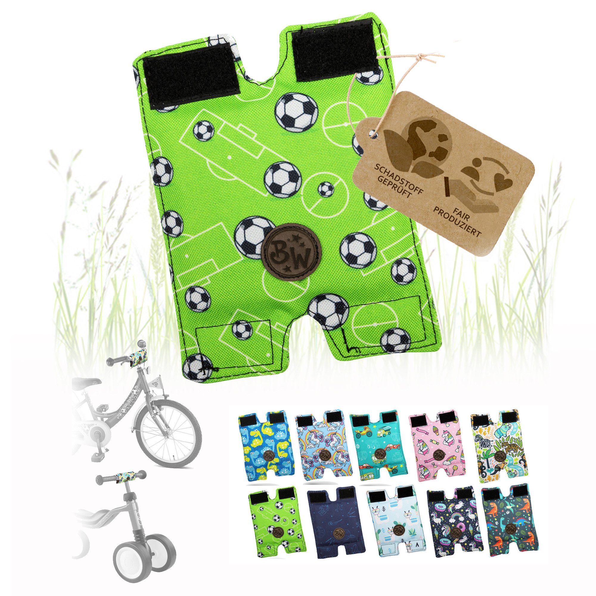 BambiniWelt by Rafael K. Schutzpolster Lenkerpolster Schutz für Laufrad Dreirad Fahrrad kompatibel mit PUKY