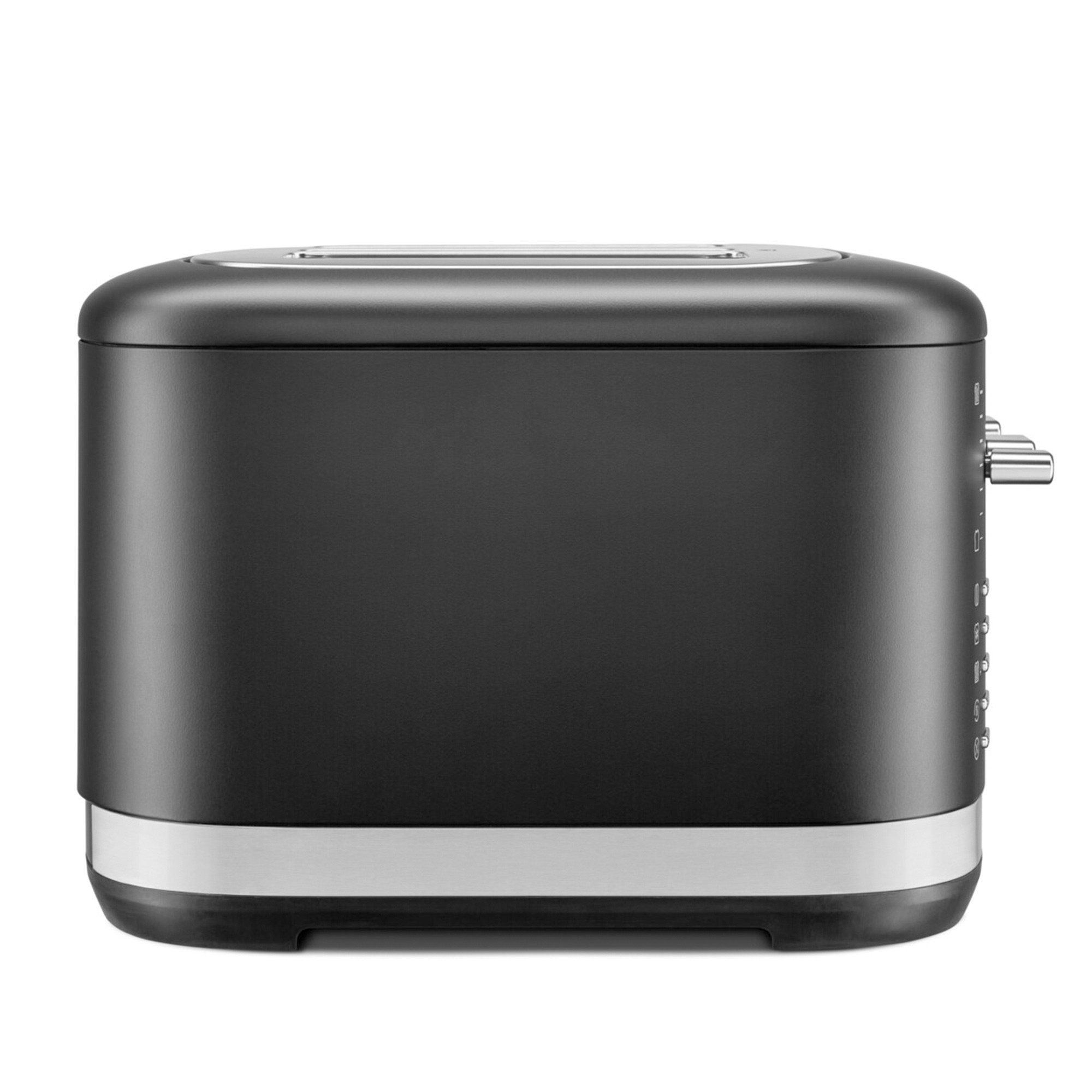 KitchenAid Toaster 5KMT4109EBM, 4 kurze Schlitze, für Zum Toasten verschiedenster Formen und Größen von Brot, einschließlich hausgemachtem Brot, 1960 W, 7-stufiger Bräunungsgradregler, 4 Funktionen, Beleuchtete Schlitze