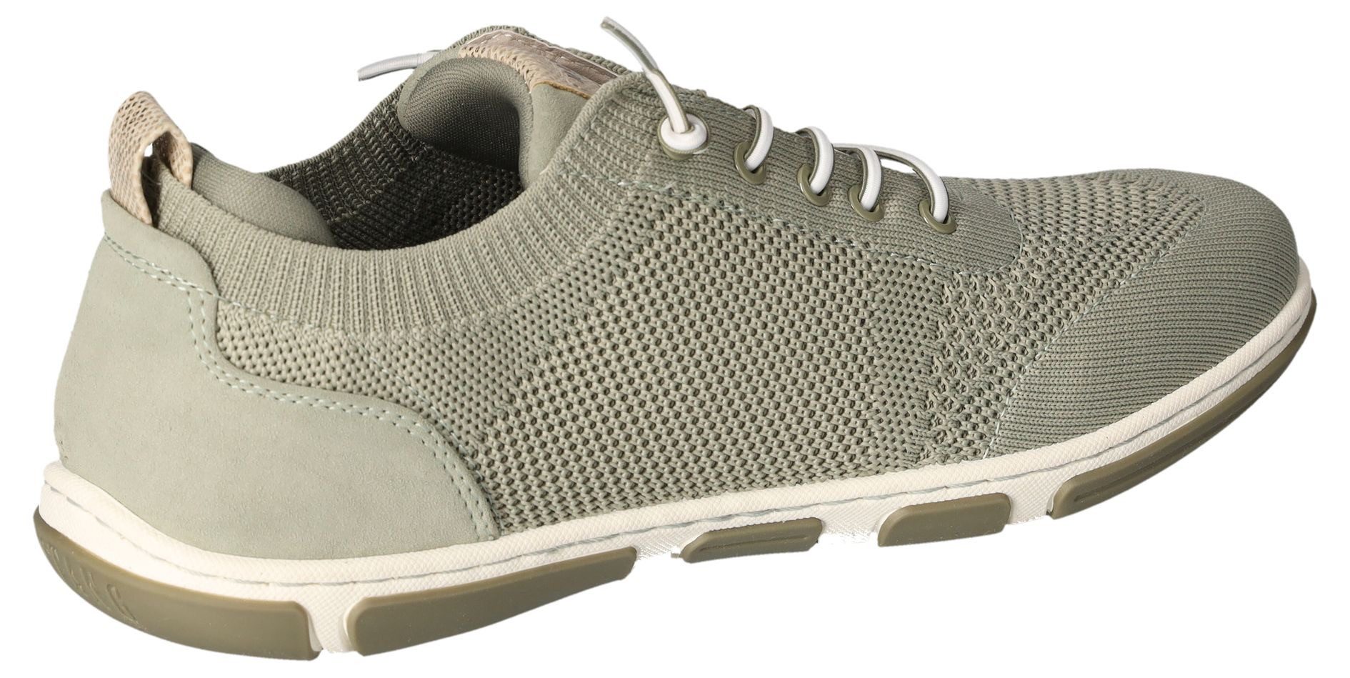 Mustang Shoes Slip-On Sneaker, Freizeitschuh, Halbschuh, Schlupfschuh, mit Elastik-Schnürsenkel