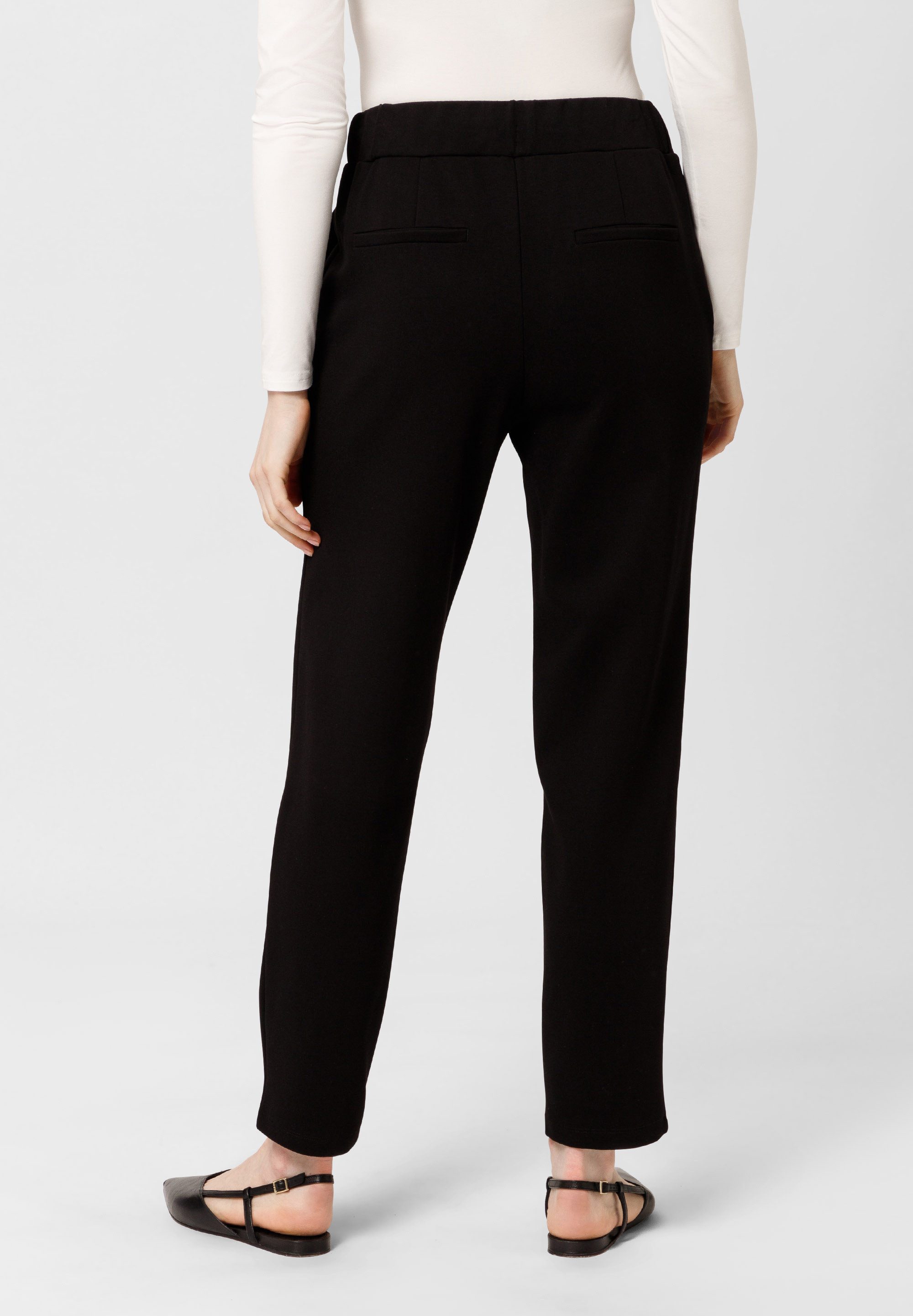 Les Lunes Jogginghose Amyy Eleganter Look, leicht zulaufendes Bein, seitliche Eingrifftaschen
