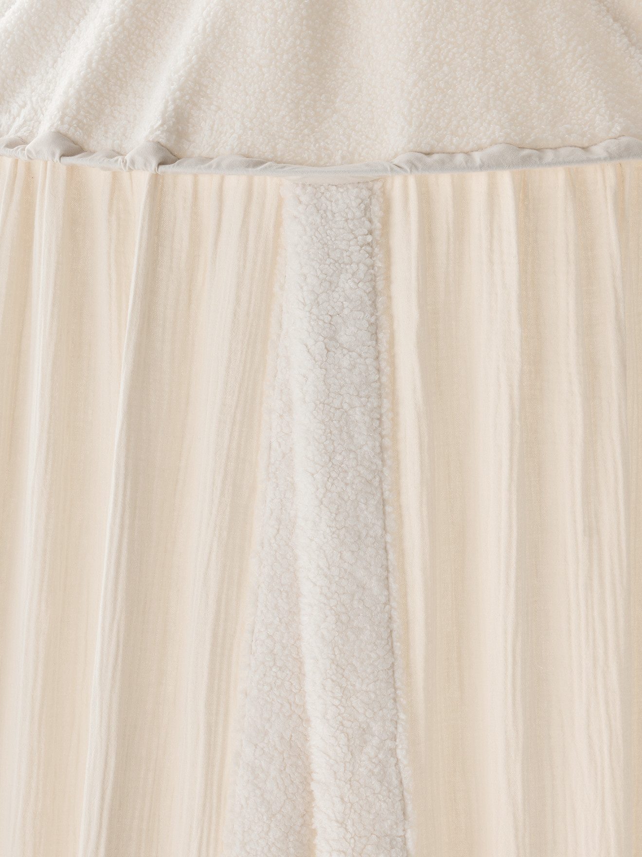 vertbaudet Betthimmel Betthimmel aus Teddyfleece für Kinderzimmer