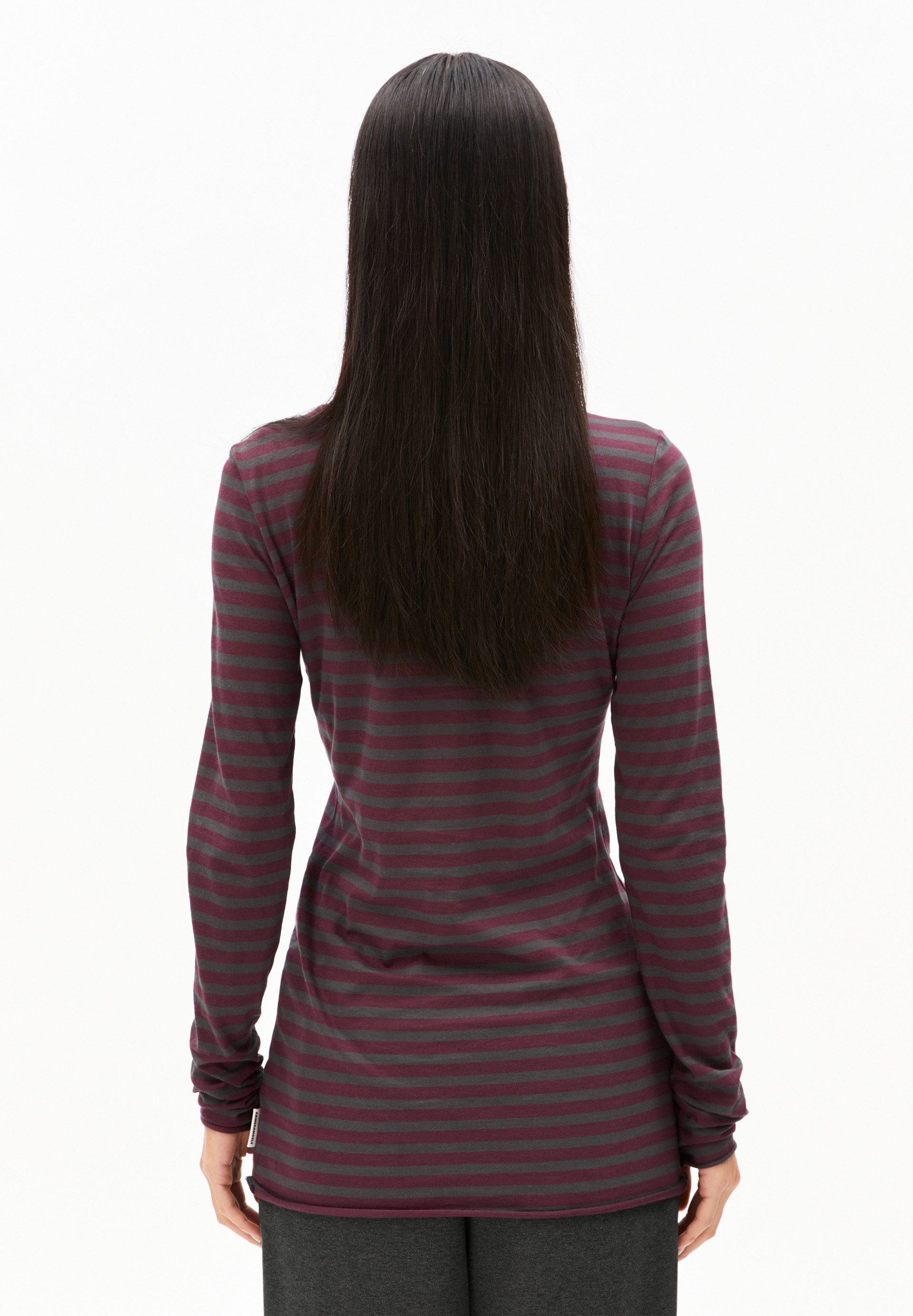 Armedangels Longsleeve EINIAARA STRIPES Longsleeve aus Bio-Baumwolle Slim Fit