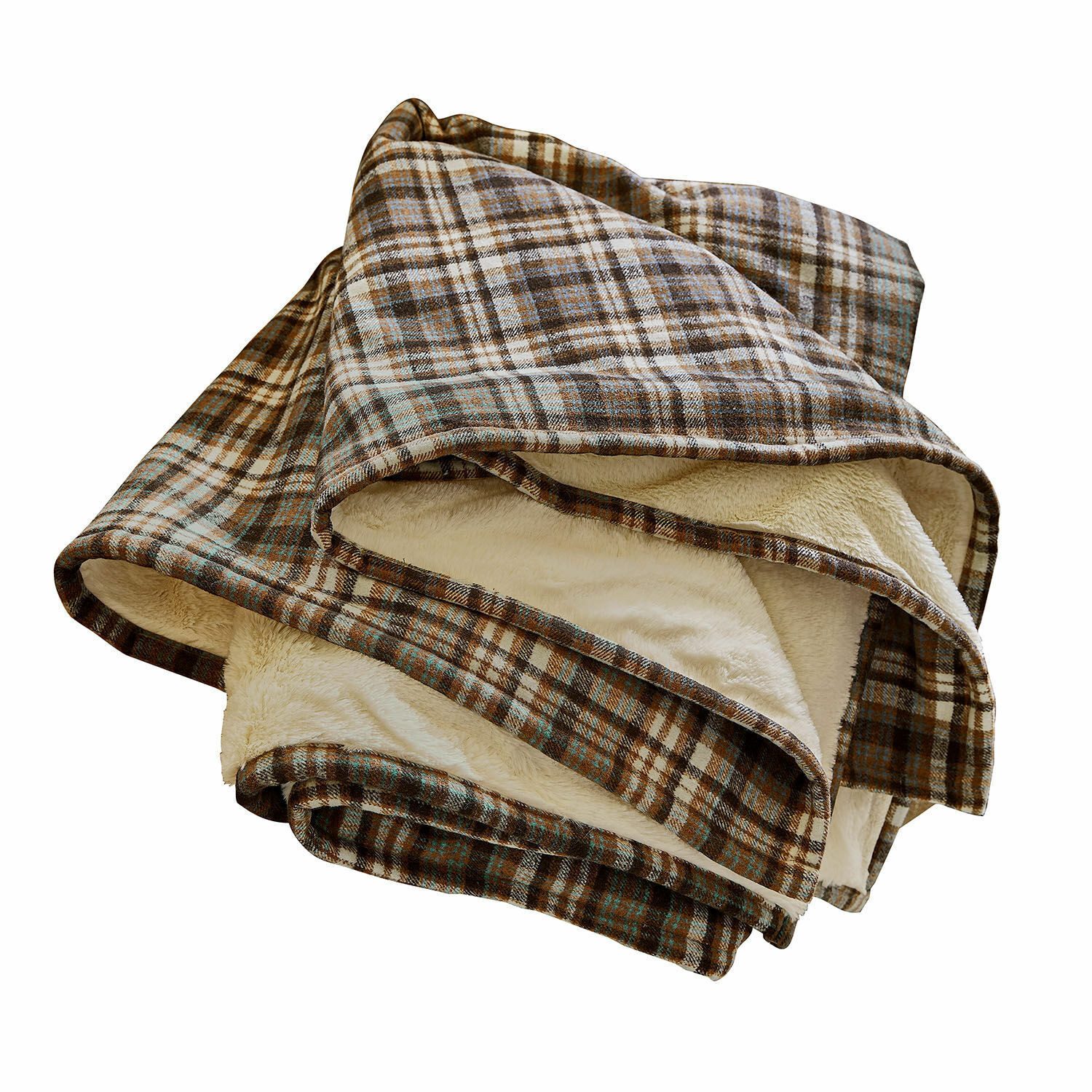 Mirabeau Tagesdecke Plaid Celestria braun/beige günstig online kaufen