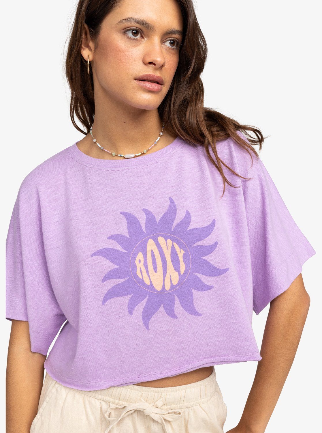 Roxy Print-Shirt Tiki & Surf - Übergroßes T-Shirt für Frauen