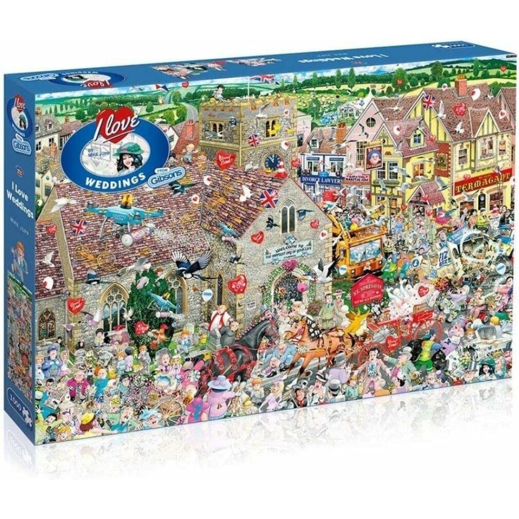 GIBSONS Puzzle Puzzle Ich liebe Hochzeiten günstig online kaufen