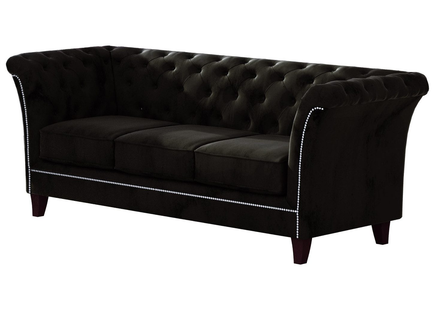 S-Style Möbel Chesterfield-Sofa 3-Sitzer Rainsburg aus günstig online kaufen
