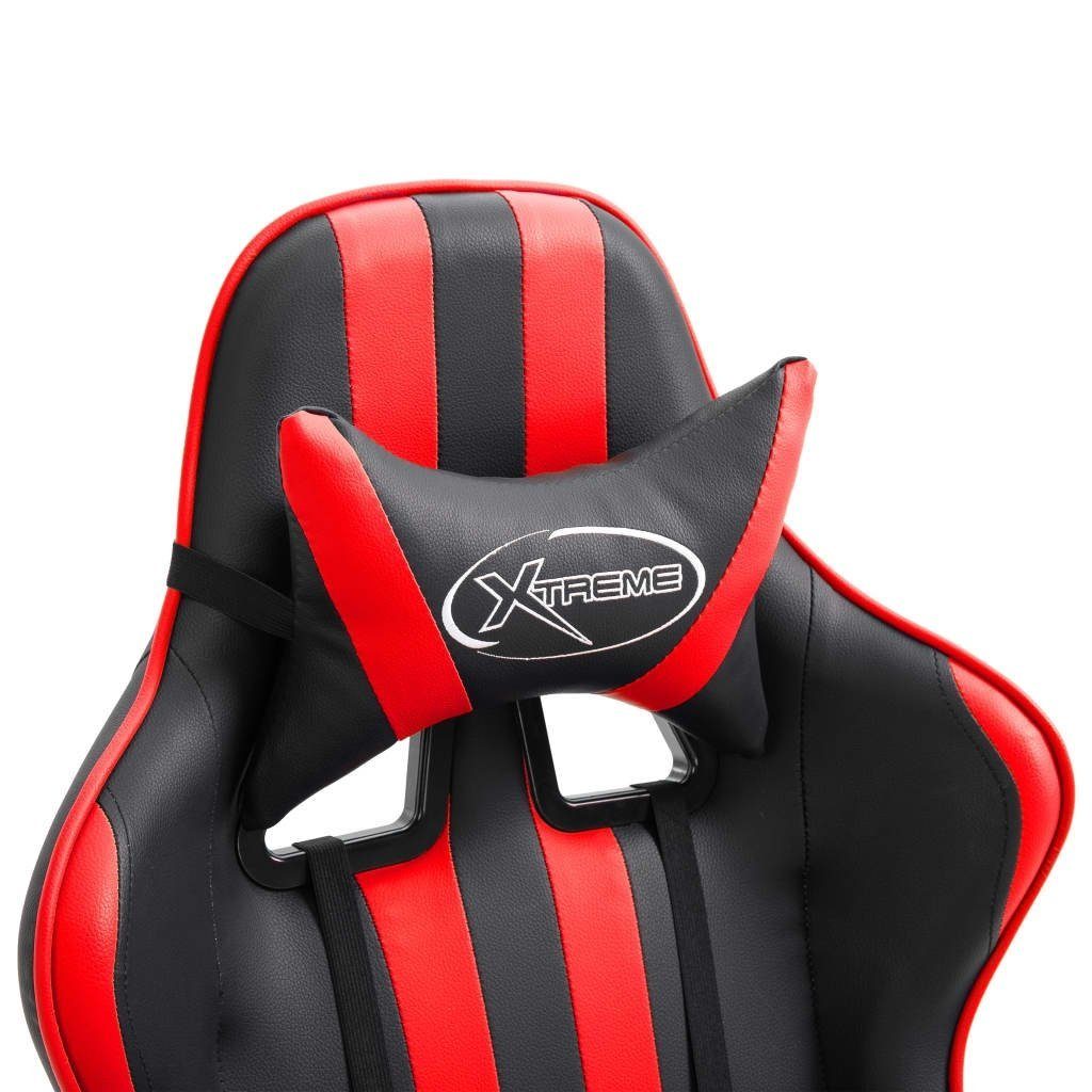 möbelando Gaming-Stuhl 297301 (LxBxH: 61,5x68x122 cm), in Rot Schwarz und