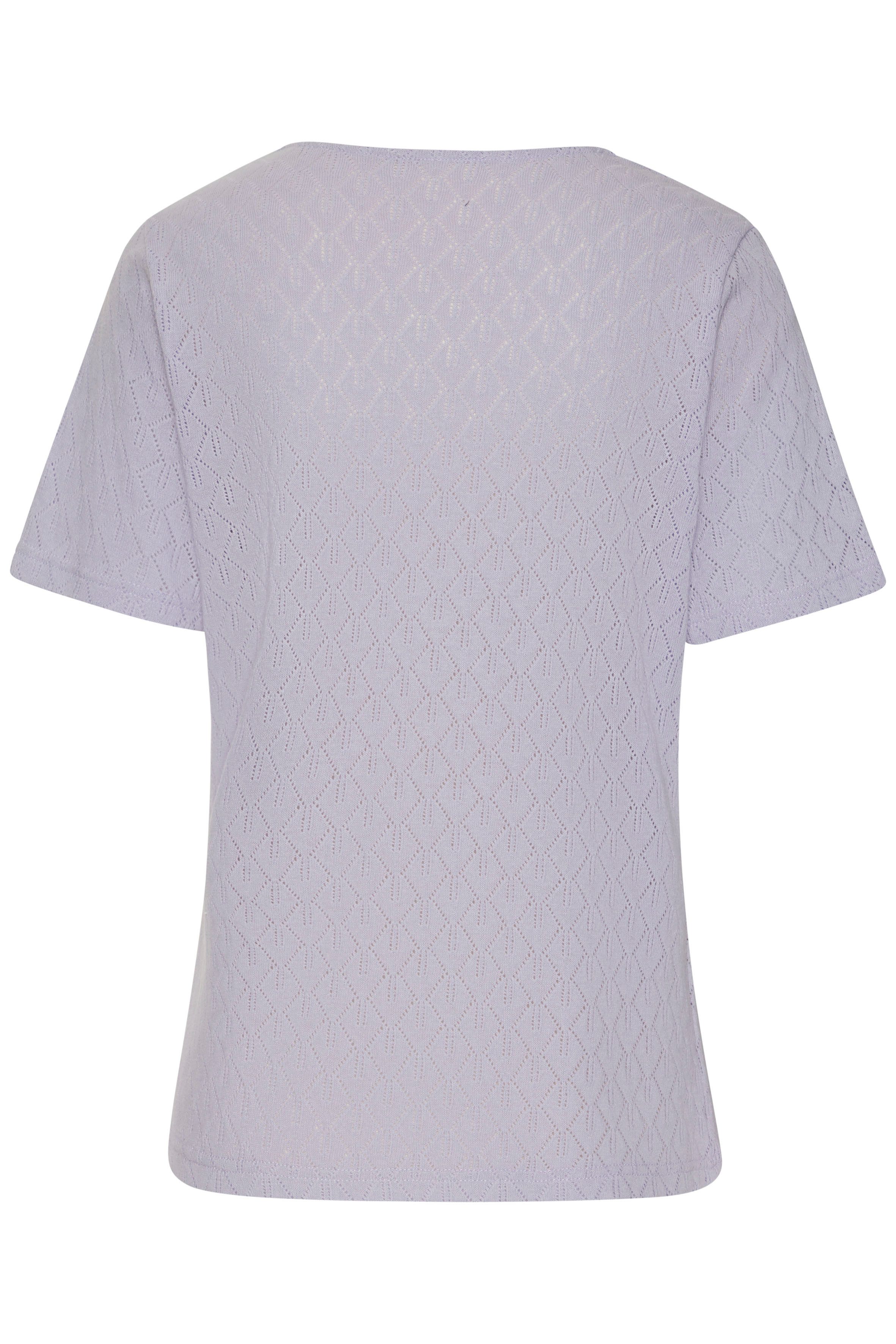 Vivance by Lascana Kurzarmshirt mit sommerlichem Ajour-Muster aus luftiger Baumwoll-Qualität