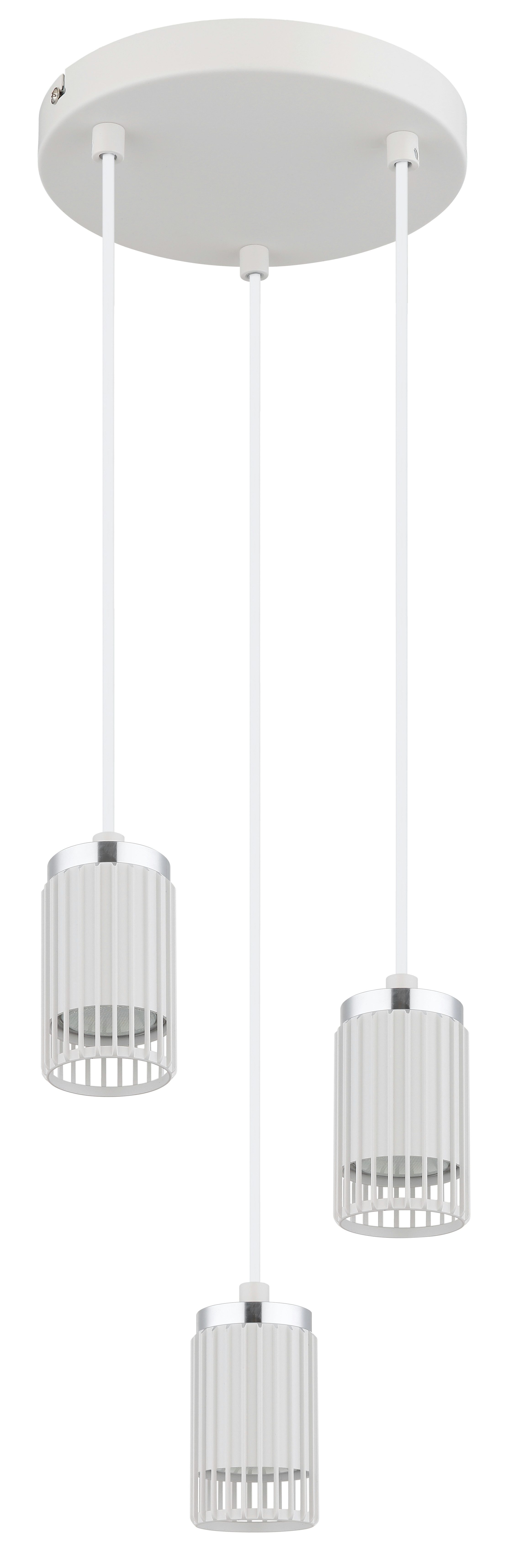 GLOBO LIGHTING Hängeleuchte KORBEN, ohne Leuchtmittel, Hängeleuchte für Küche & Esszimmer weiß modern