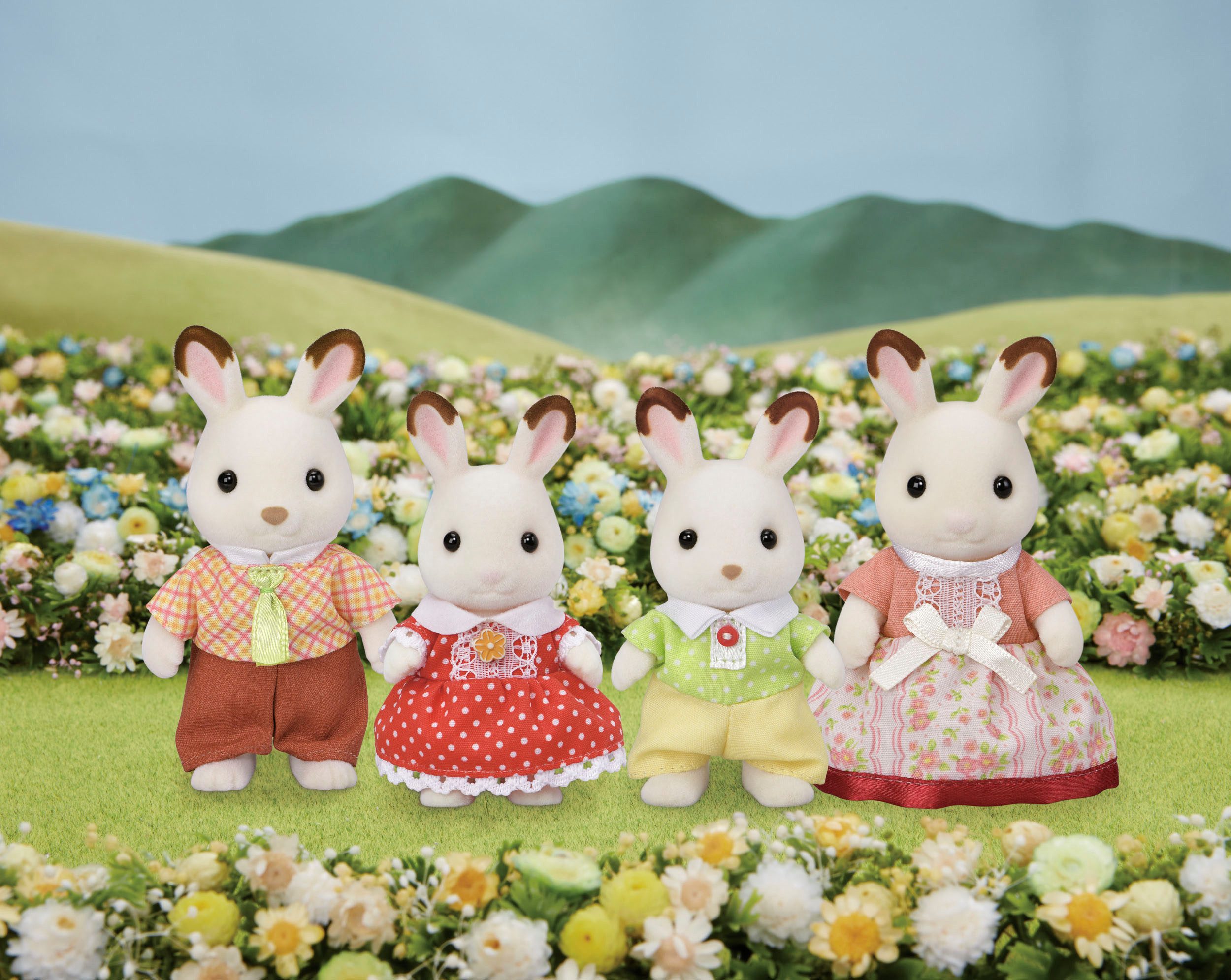 Sylvanian Families Spielfigur Spielset Schokoladenhasen Familie NEU (5655)
