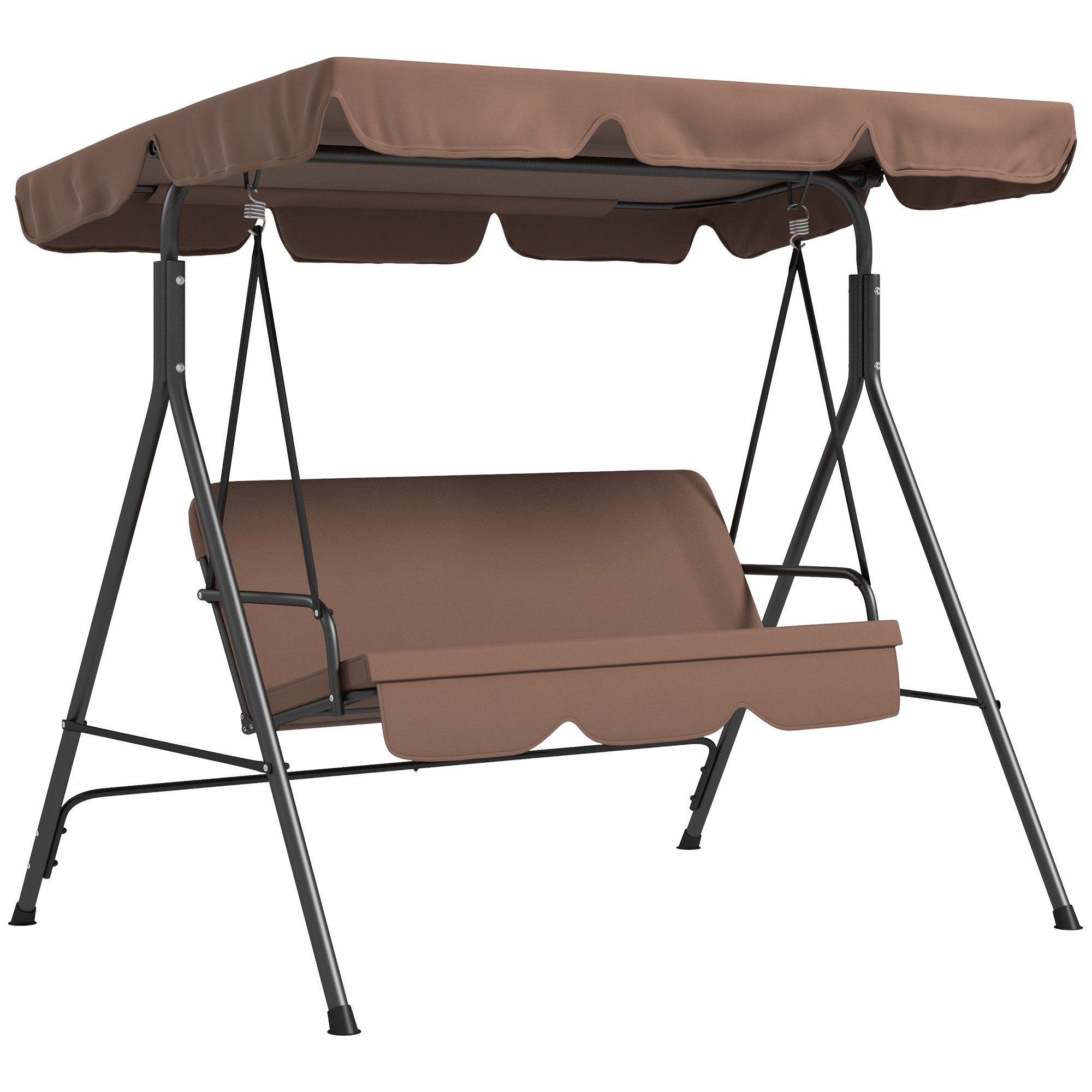 MC Star Hollywoodschaukel 3-Sitzer Gartenschaukel mit günstig online kaufen