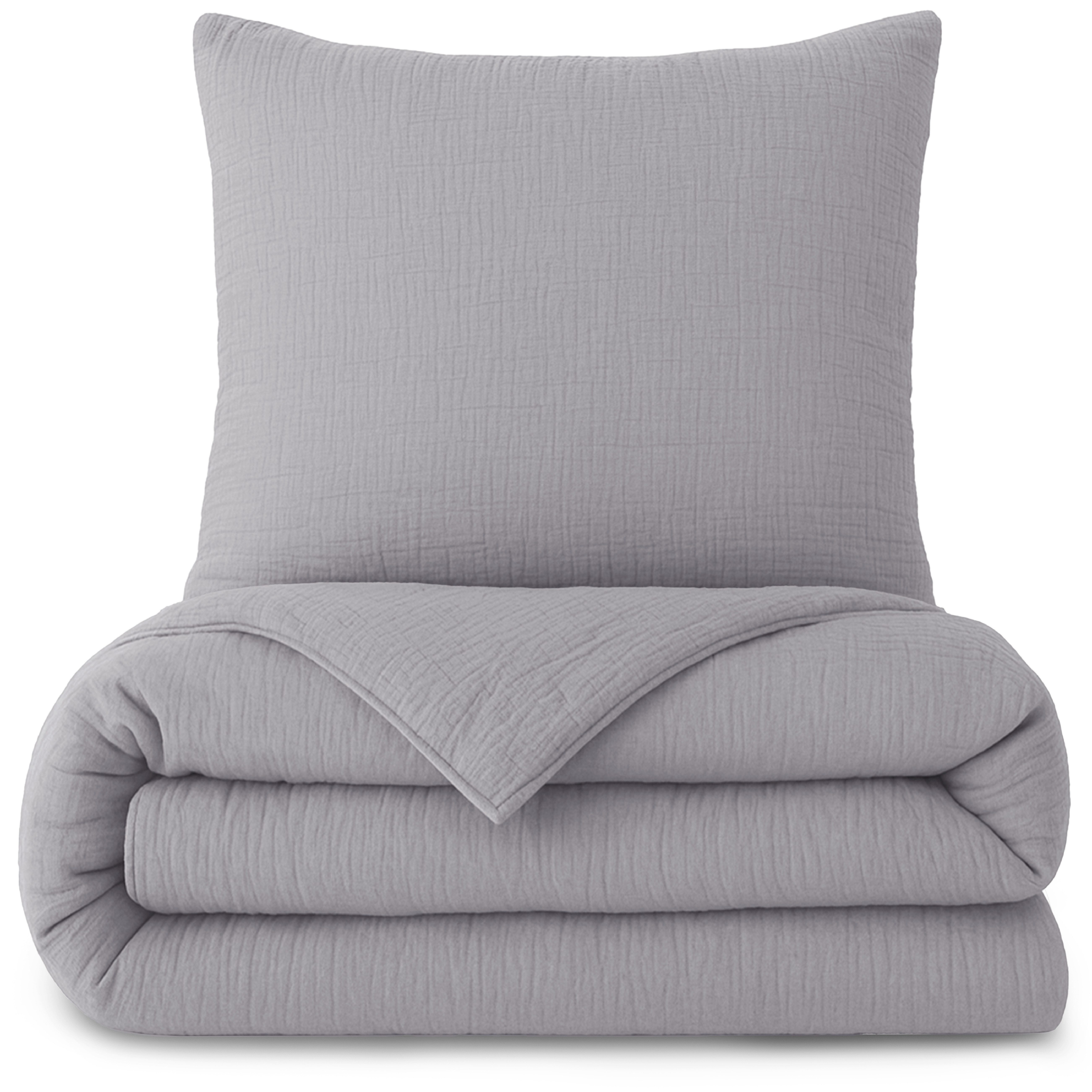 Bettwäsche Musselin aus 100% Baumwolle in 135x200 oder 155x220 cm