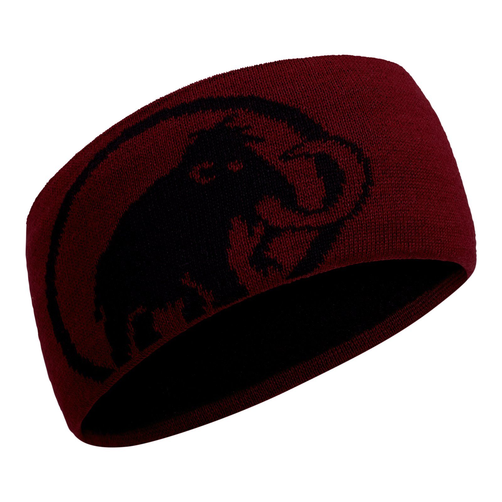 mit Mammut Tweak Stirnband Bordeaux eingestricktem Mammut Headband