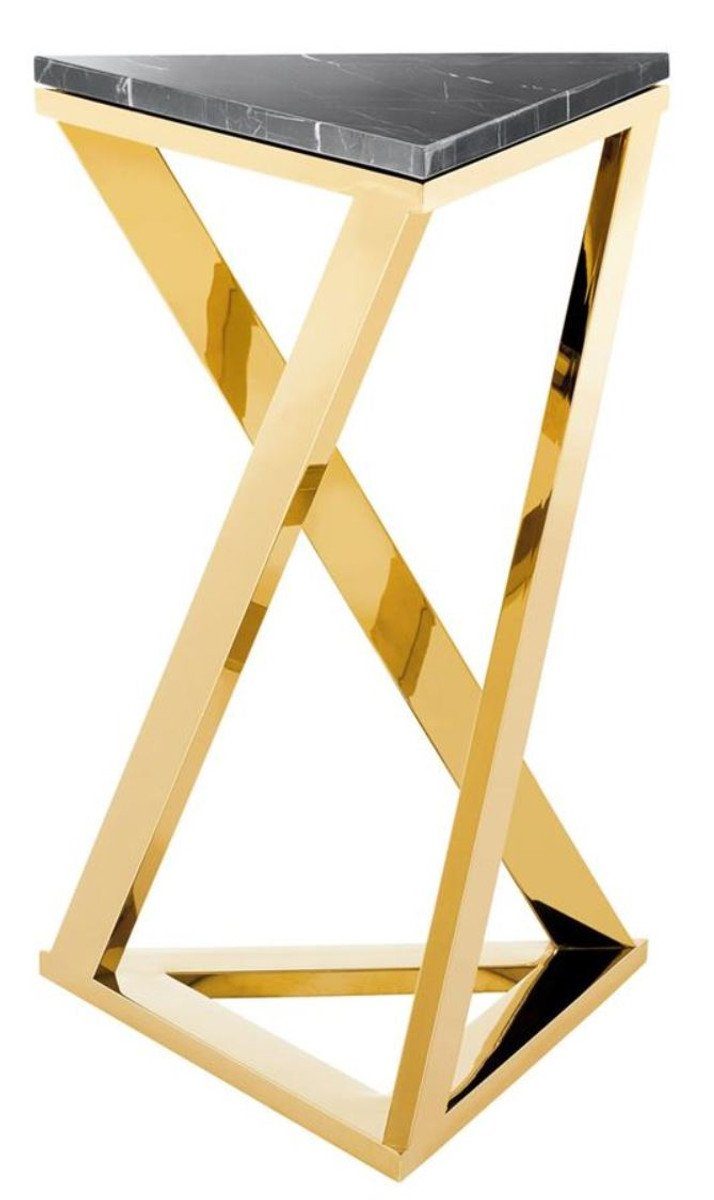 Designer Beistelltisch 65,5 cm Edition x 43 - Beistelltisch x Luxus Casa 37 Gold Padrino Limited H.