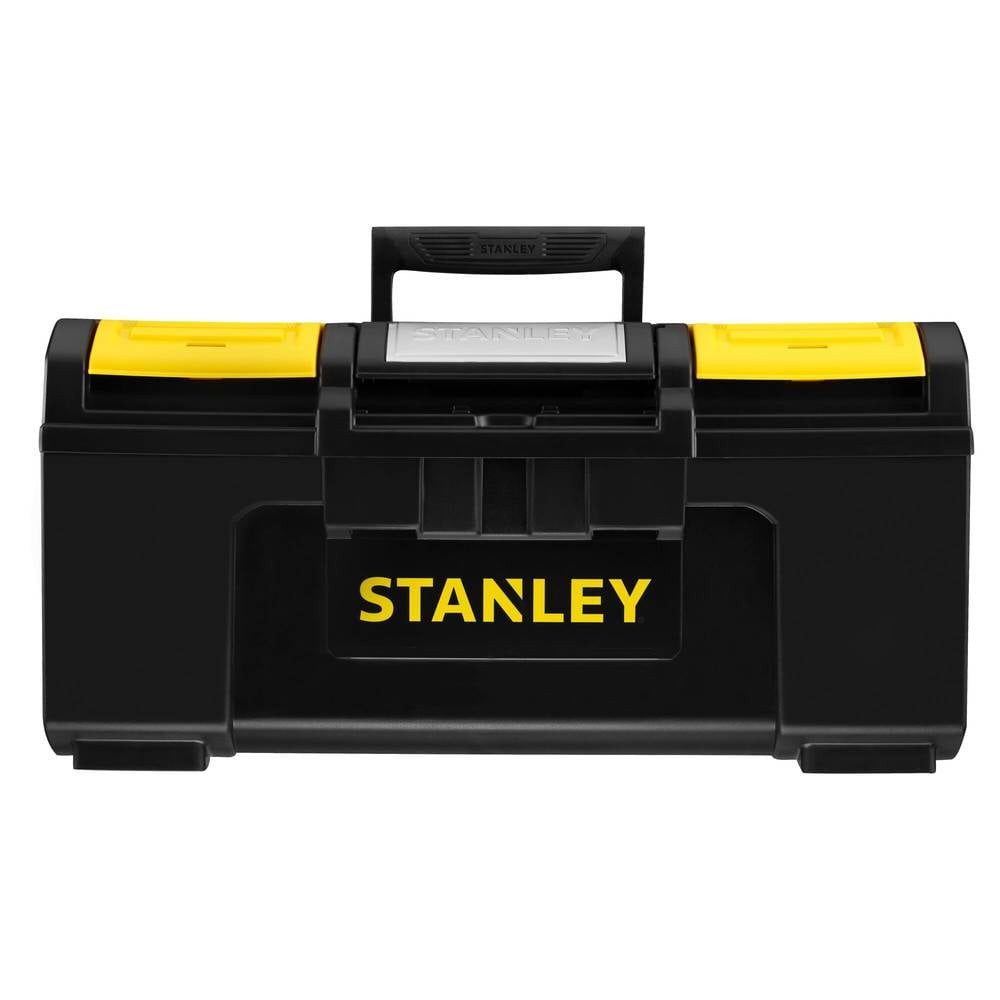 STANLEY Werkzeugkoffer Werkzeugbox Basic mit Organizer im Deckel Größe 49 x 26 x 24 1-79-217