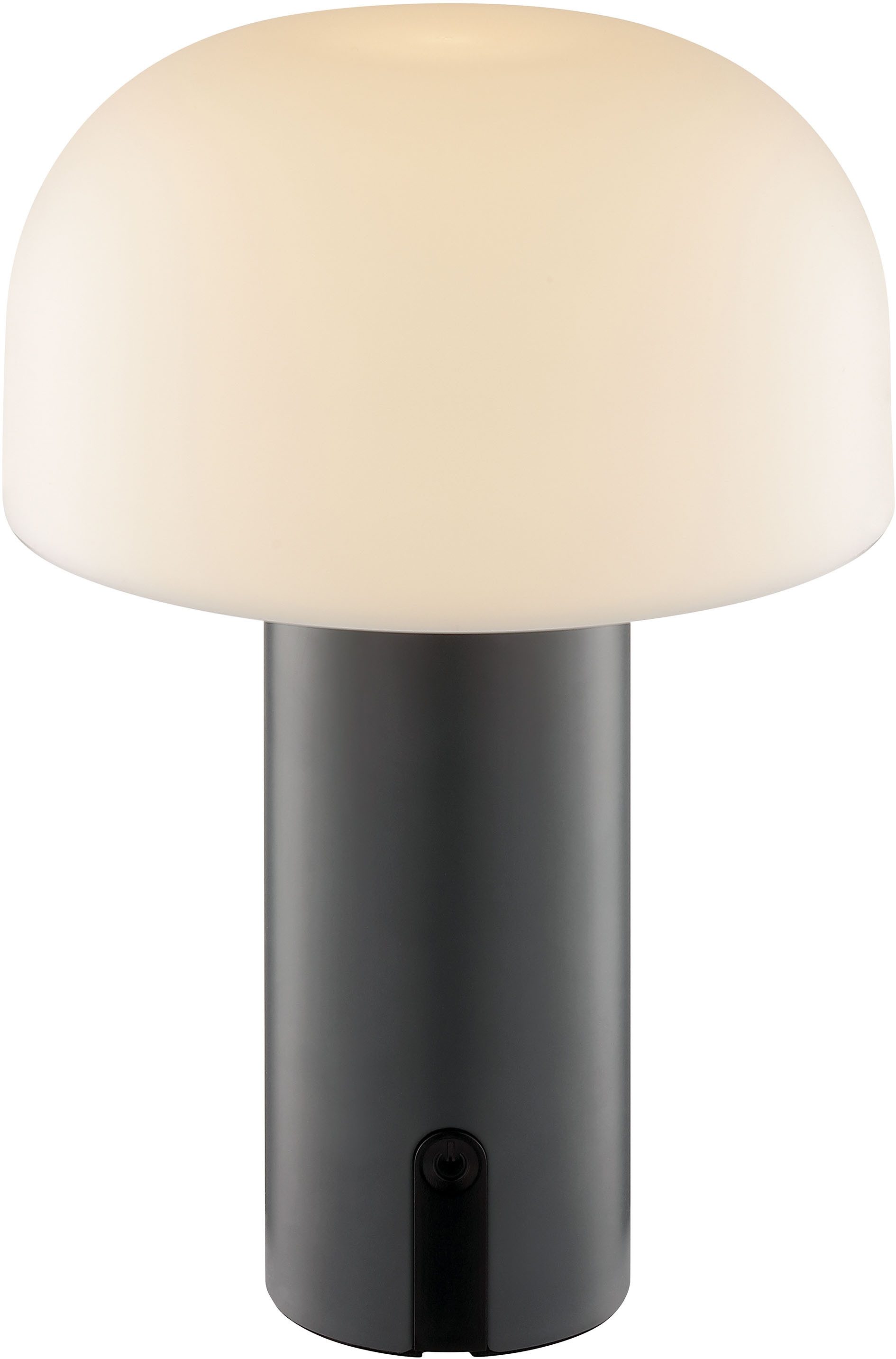 Brilliant LED Außen-Tischleuchte Mattis, Dimmfunktion, LED fest integriert, Warmweiß, mit Akku, 21 x 15 cm, 240 lm, 2700 K, dimmbar, IP44
