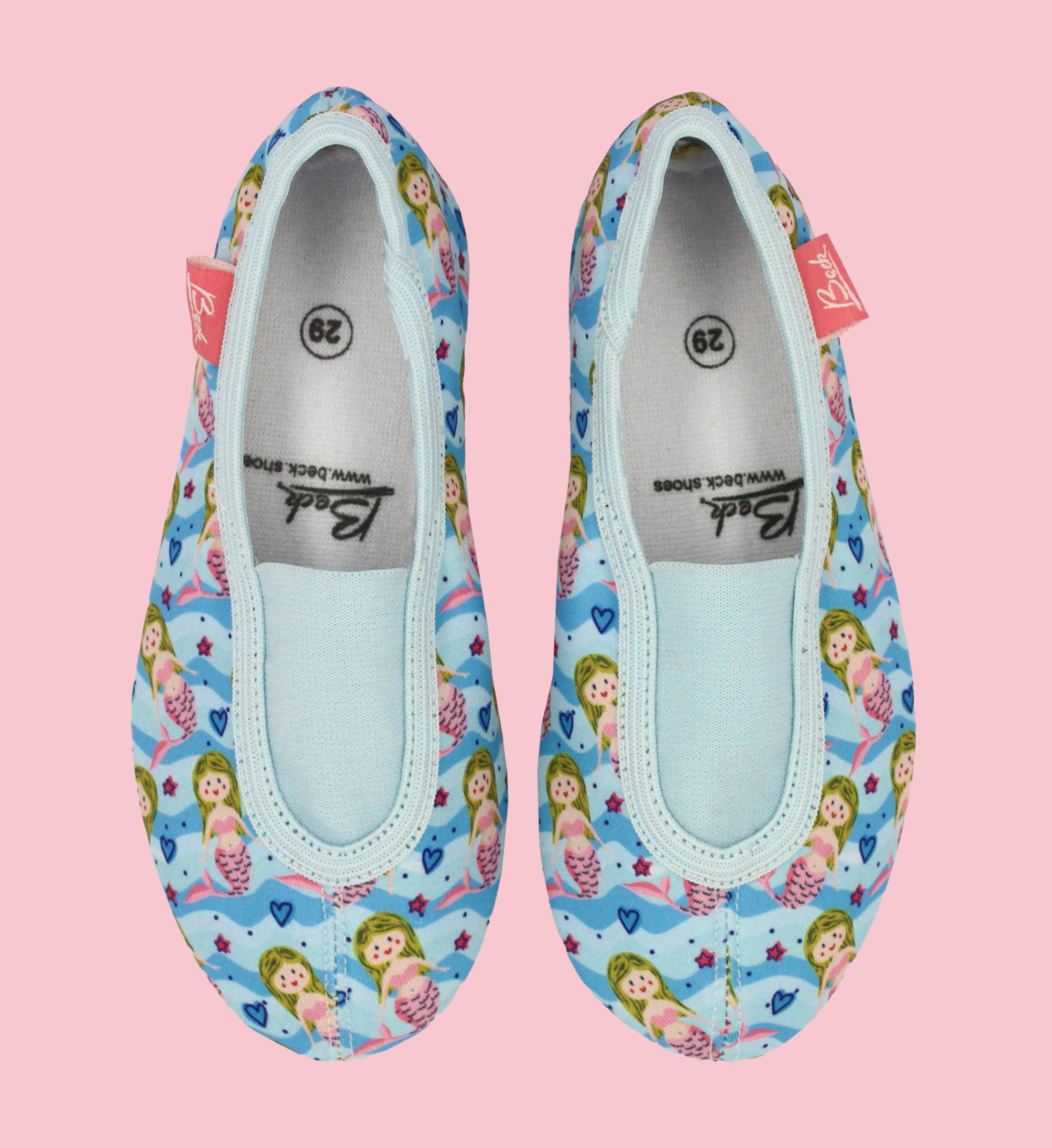 Beck Schläppchen Lyrielle mit Ristgummi Gymnastikschuh