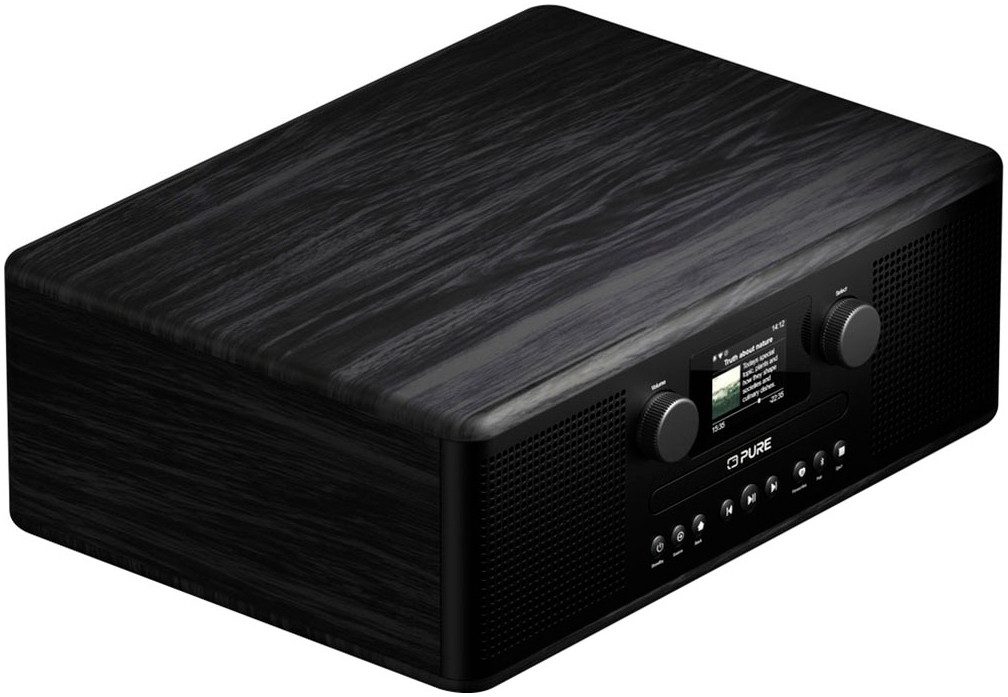 Pure Classic C-D6i Internet-Radio (Automatische Senderverfolgung, Digitalradio (DAB), FM-Tuner, UKW mit RDS, 30 W)