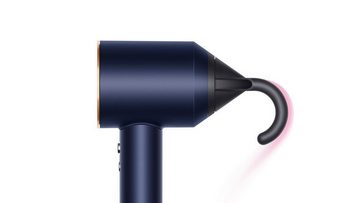 DYSON Haartrockner Supersonic Haartrockner Nachtblau/Kupfer, 1600,00 W, Haare schonend trocknen, Diffusor, Kammaufsatz, Styling Düse, Ionen Technologie schonendes Styling & gleichmäßige Wärmeverteilung