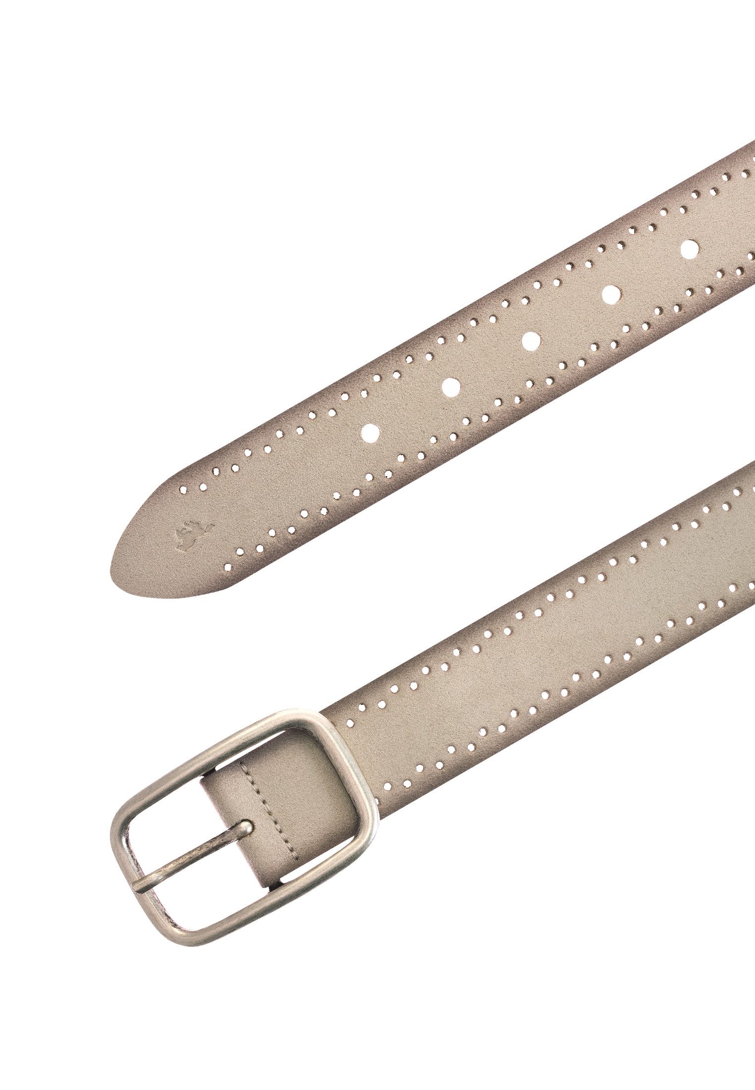 MUSTANG Ledergürtel "Emerson" Robustes, genarbtes Rindsleder mit Lochstanzung, 3,5 cm