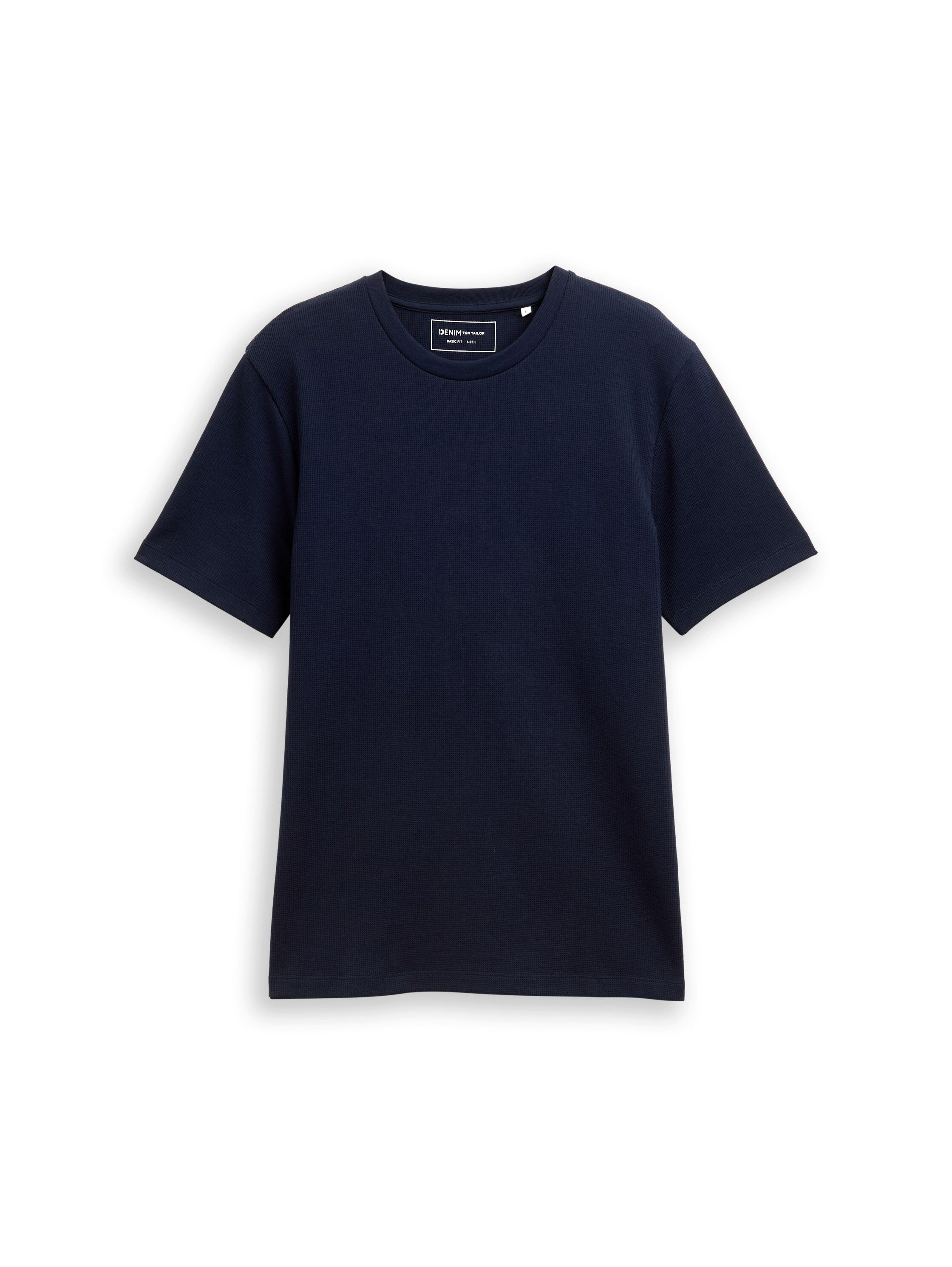 TOM TAILOR Denim T-Shirt in Piqué-Qualität – Bild 5 von 5
