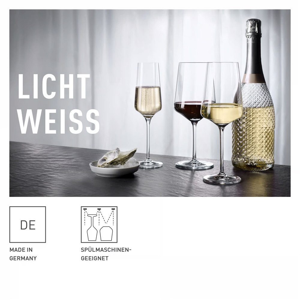 Ritzenhoff Sektglas Ritzenhoff Lichtweiß Julie Champagnerglas 6er Set, Kristallglas – Bild 5 von 5