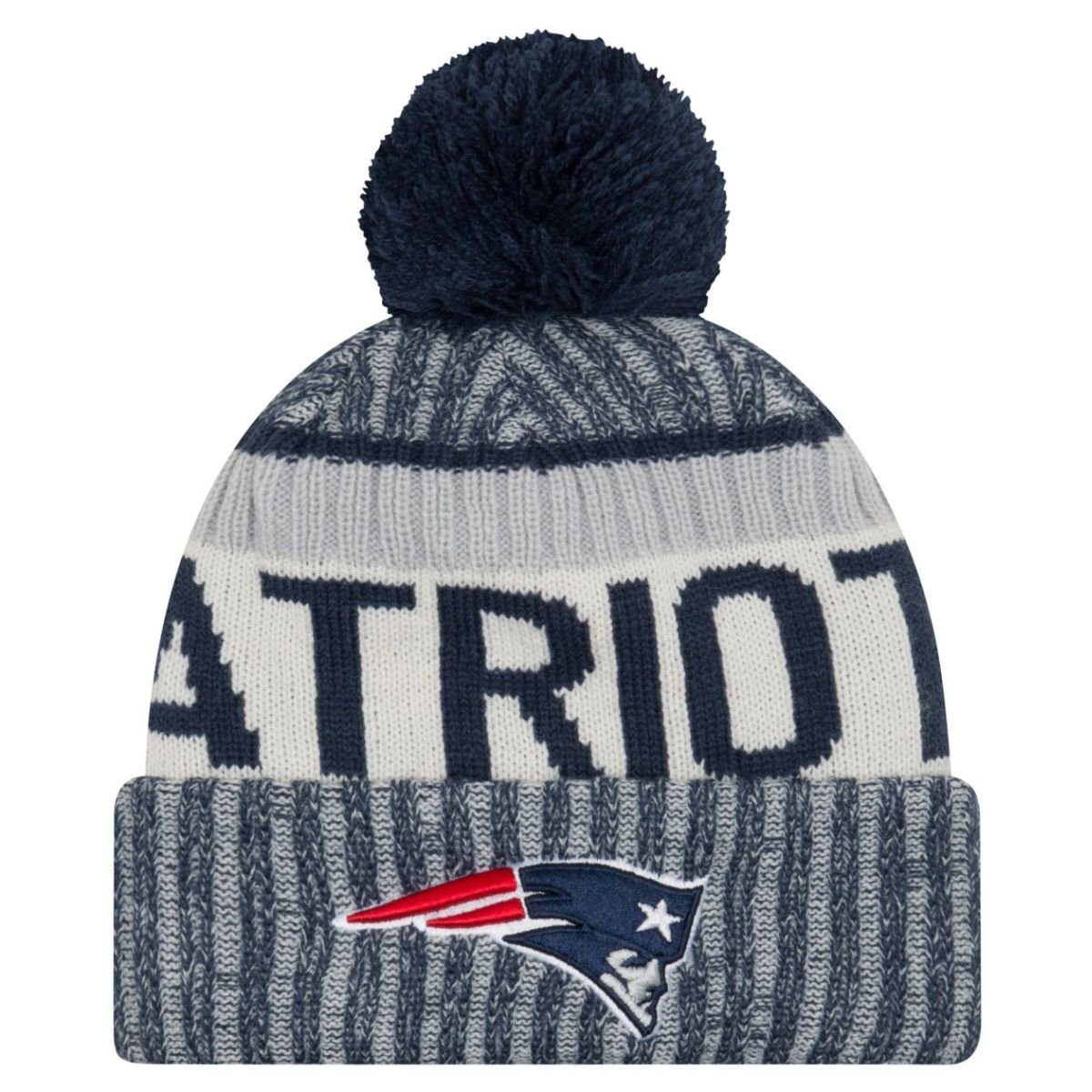 Fleecemütze NFL SIDELINE Bobble New England Patriots