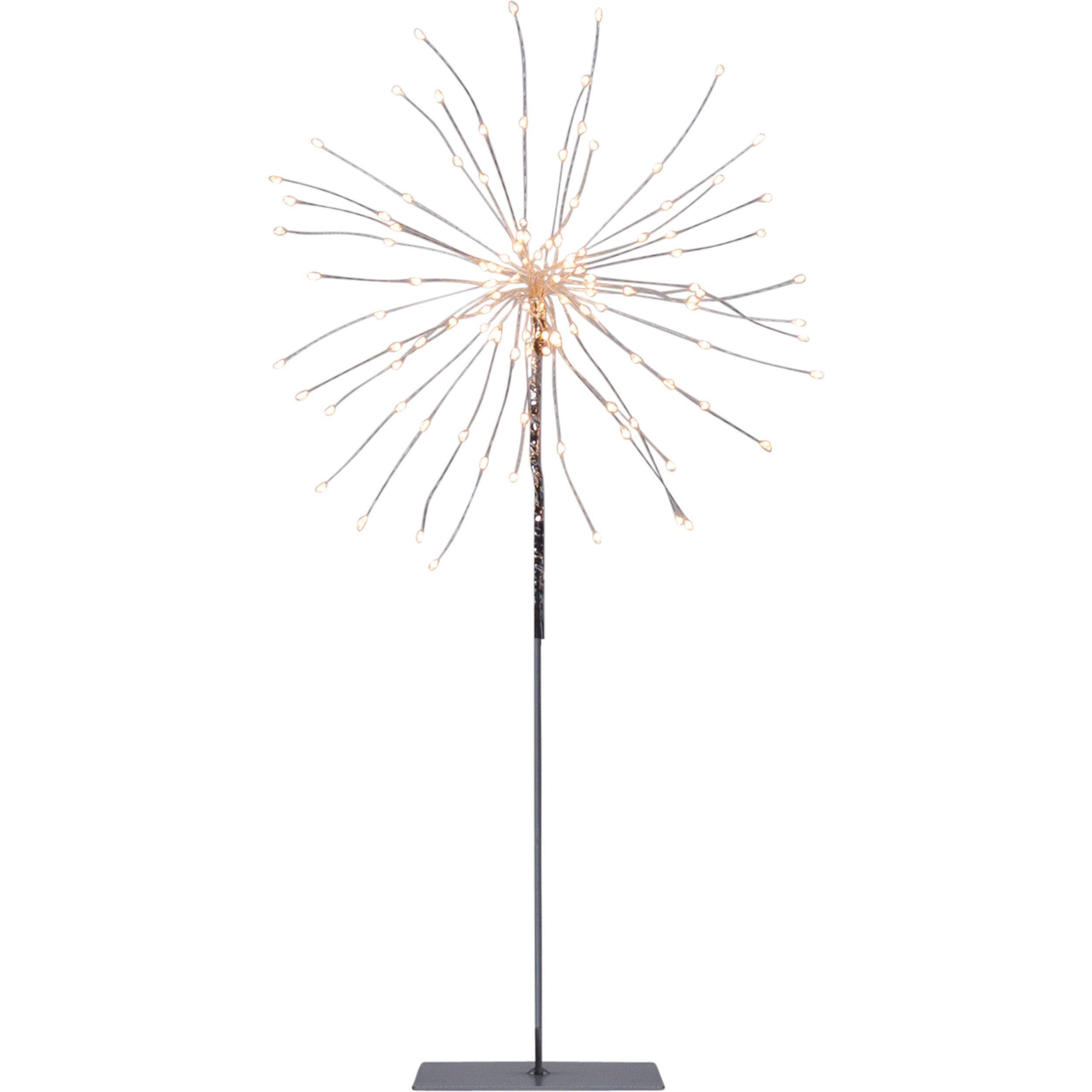 STAR TRADING LED Dekolicht, LED Weihnachtsdeko Firework, Tischlampe Weihnachten in Silber, Feuerwe