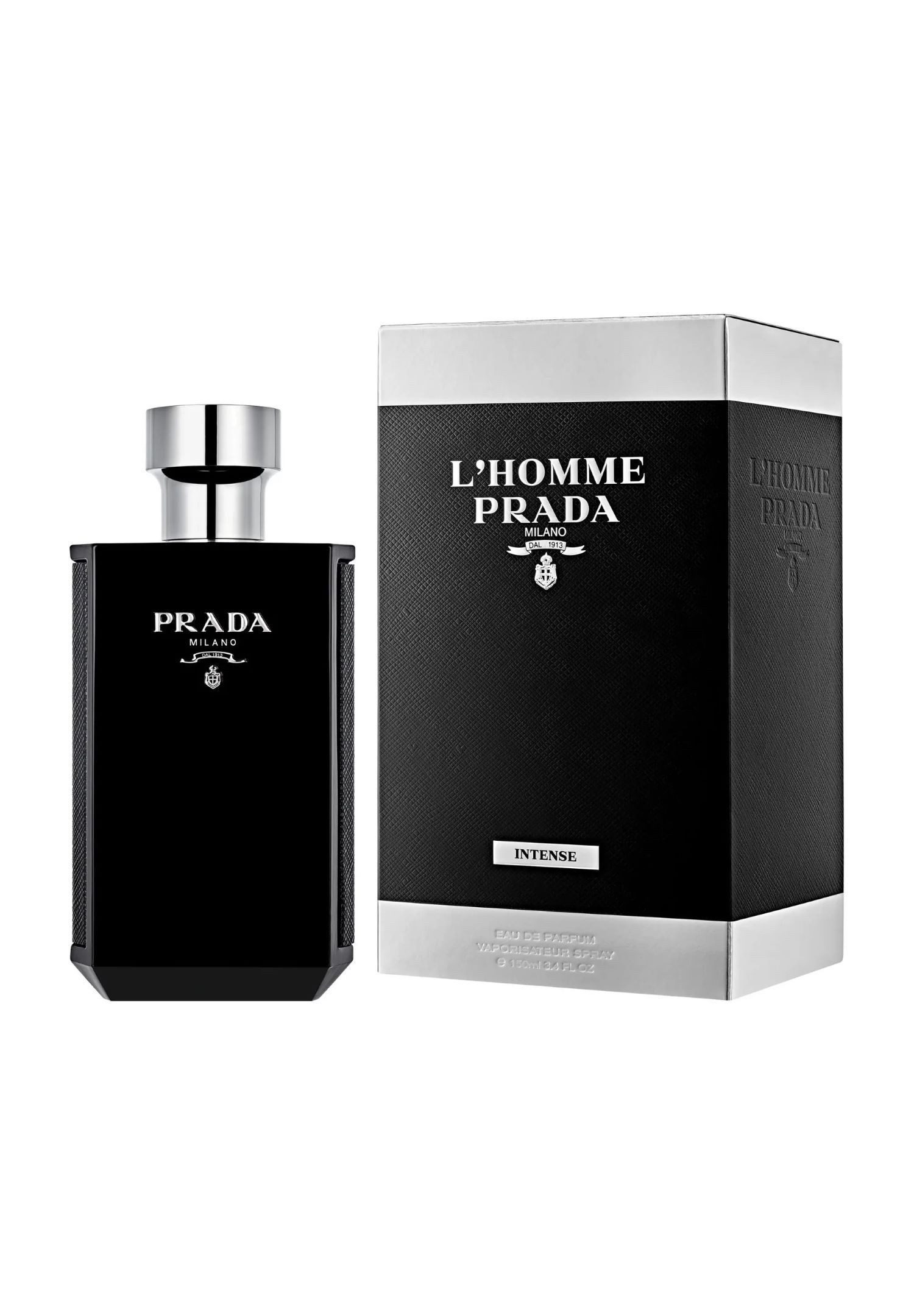 PRADA Eau de Parfum LHomme Intense, Glasflakon, Parfüm EDP, Herrenduft