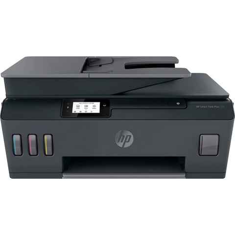 HP Smart Tank Plus 570 Multifunktionsdrucker, (Bluetooth, WLAN (Wi-Fi), Wi-Fi Direct, Tintentank, hohe Reichweite)