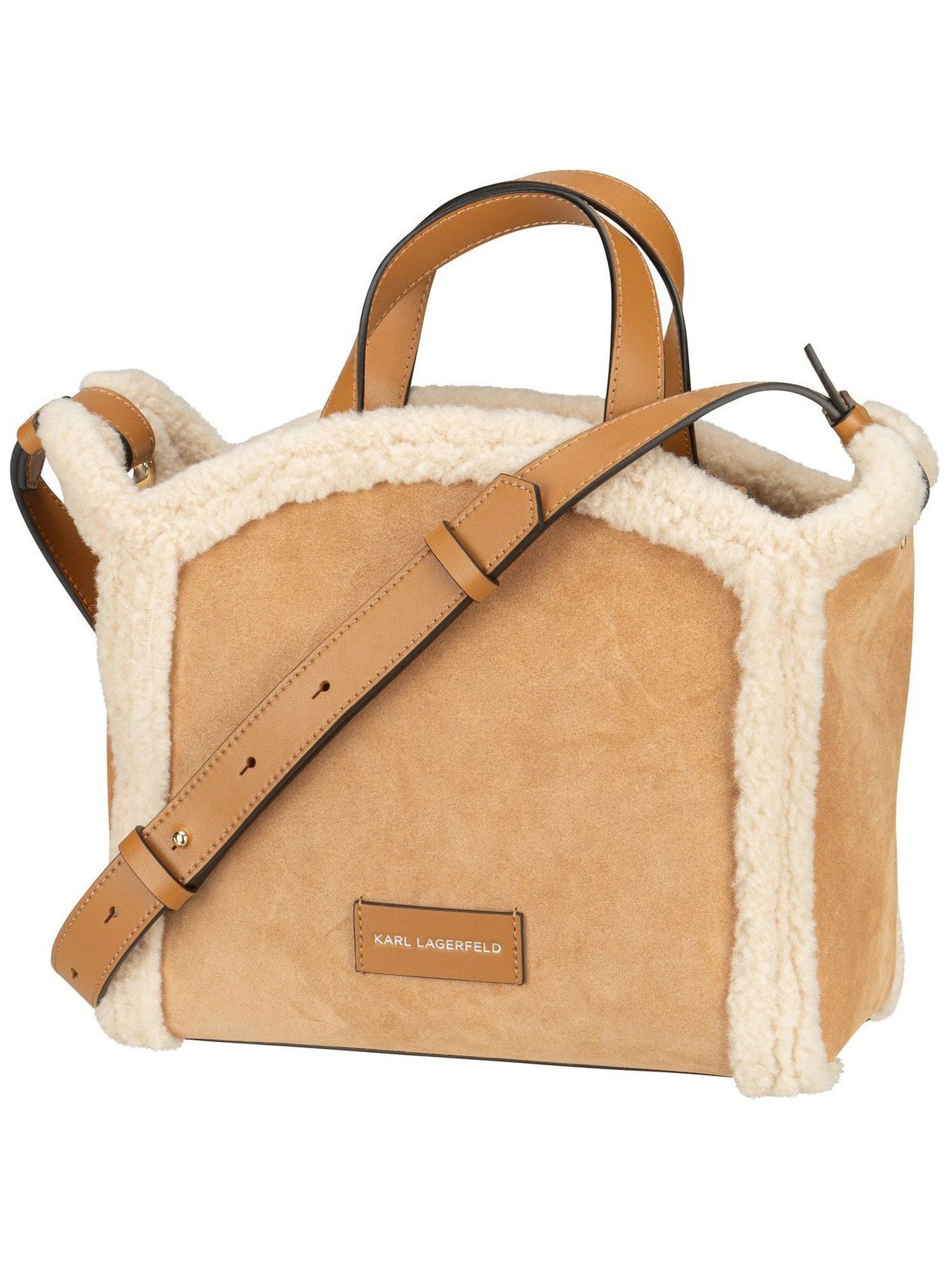 KARL LAGERFELD Rucksack K/ circle SM Tote Shearling