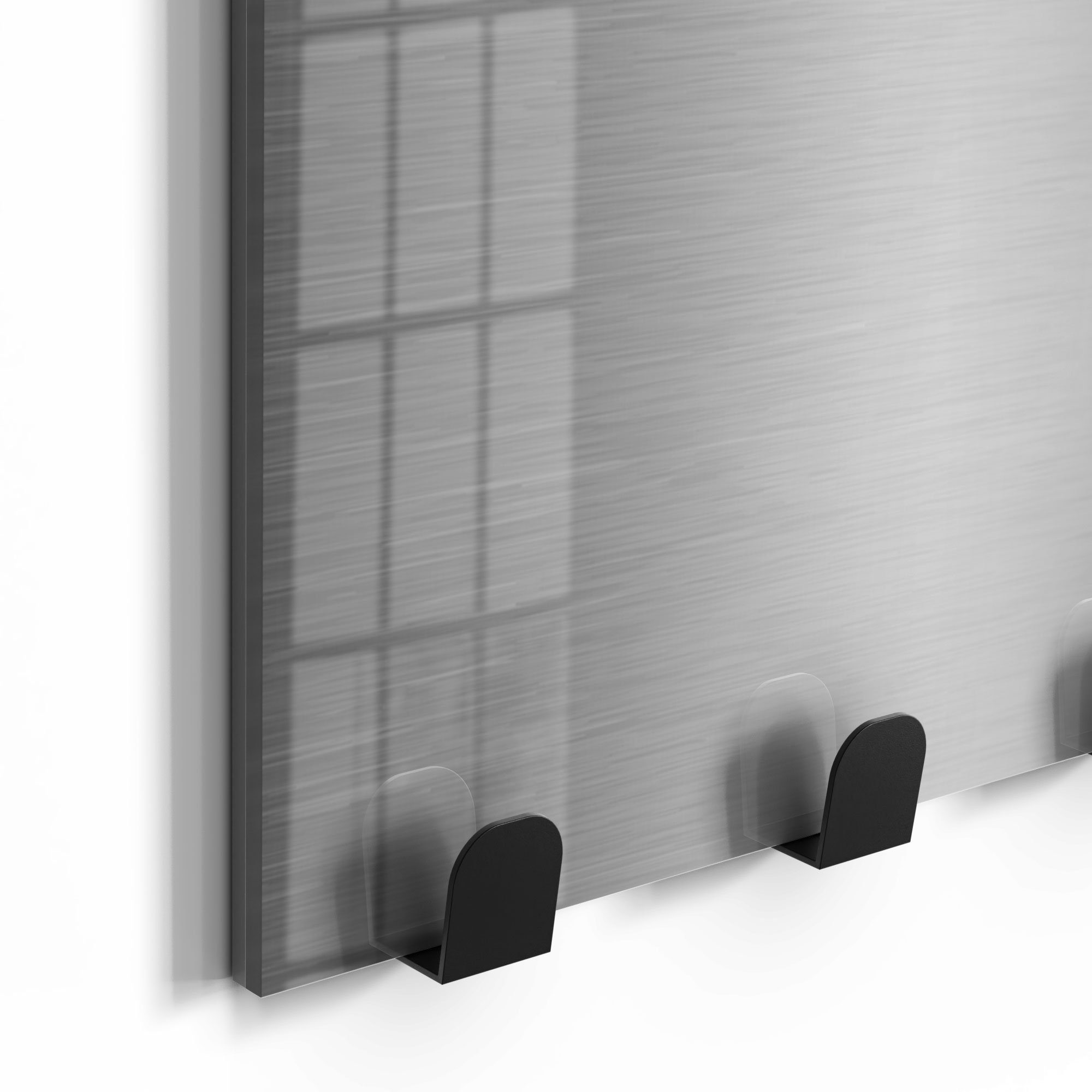 Garderobe beschreibbar Oberfläche', Glas 'Polierte DEQORI Paneel magnetisch Kleiderhaken